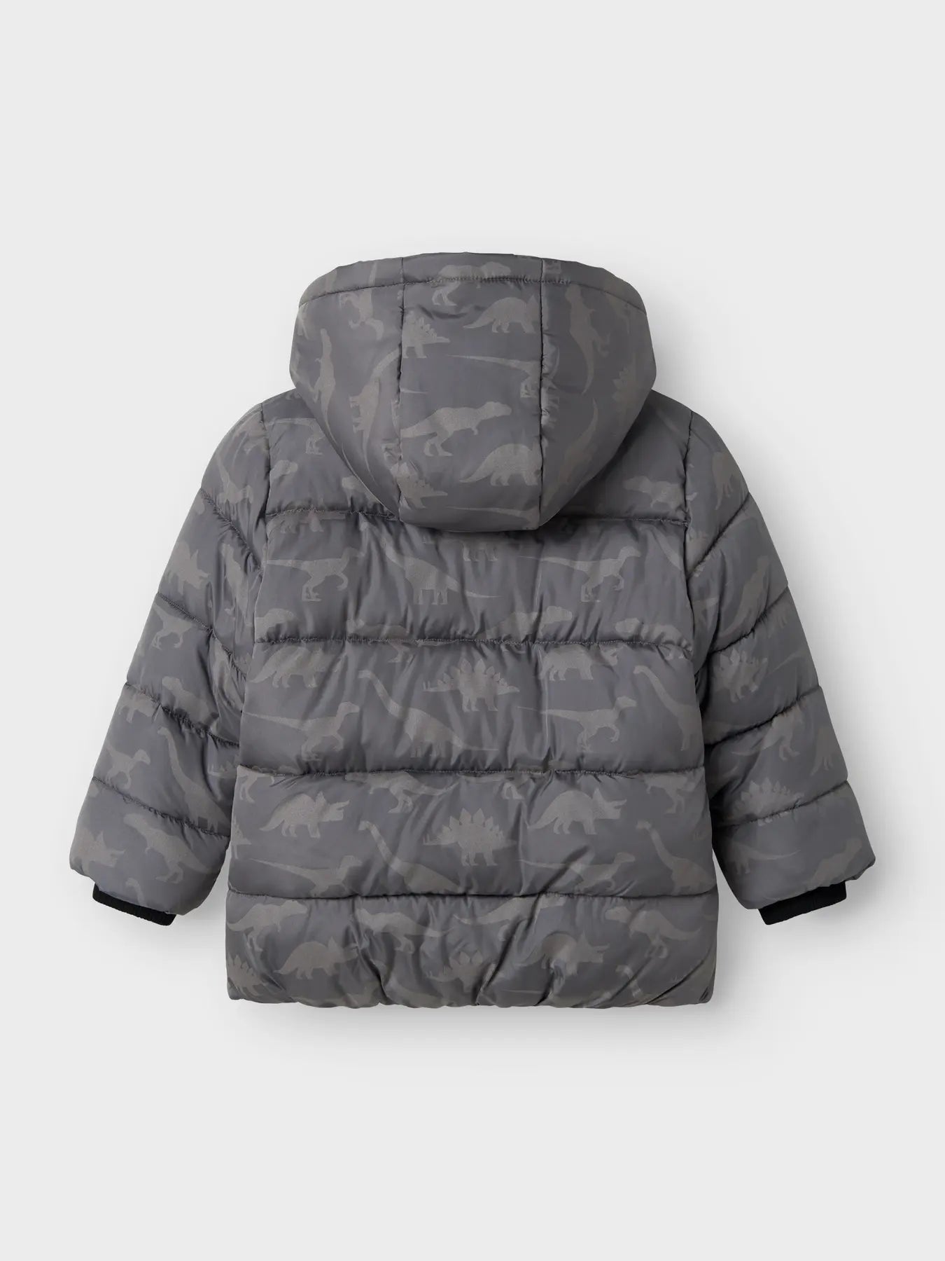 Name it Reflektier Steppjacke Dinos grau