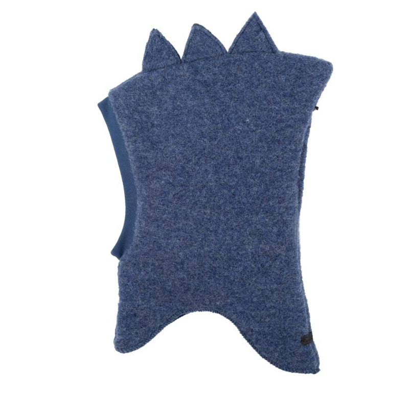 Pure Pure Woll Walk Schlupfmütze mit Zacken denim blue