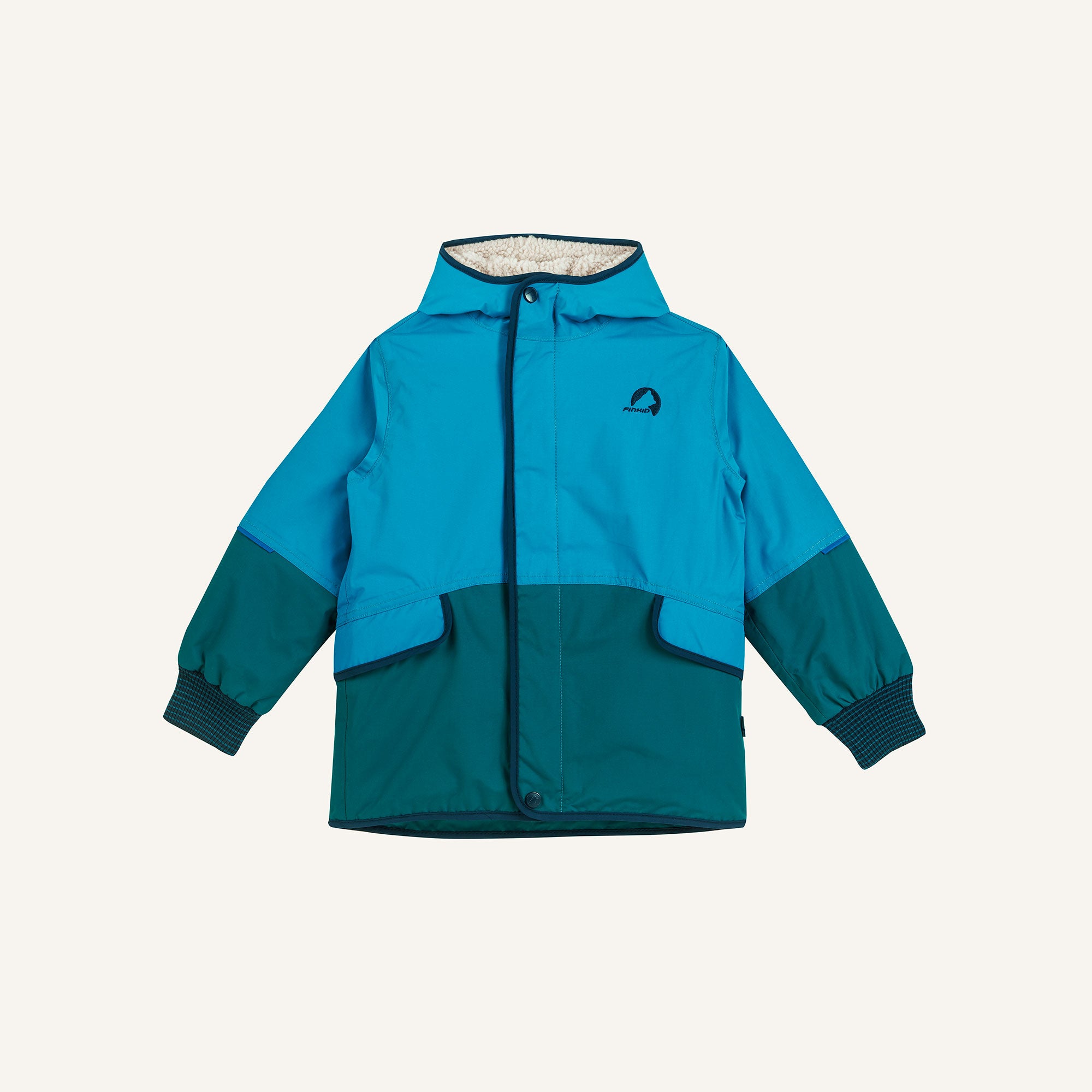 Finkid MOSKA MUKKA Winterjacke mit Teddyfutter seaport/navy