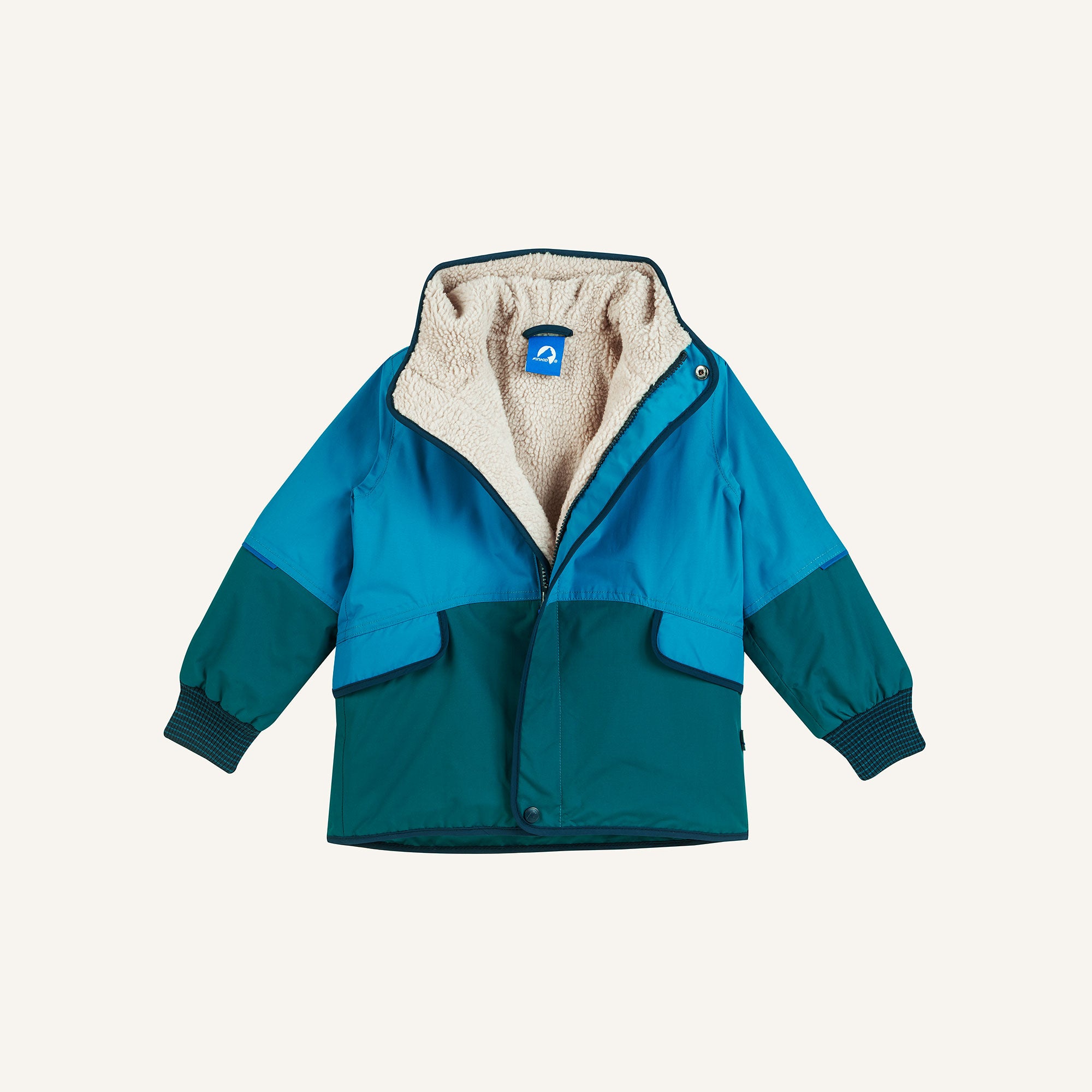 Finkid MOSKA MUKKA Winterjacke mit Teddyfutter seaport/navy