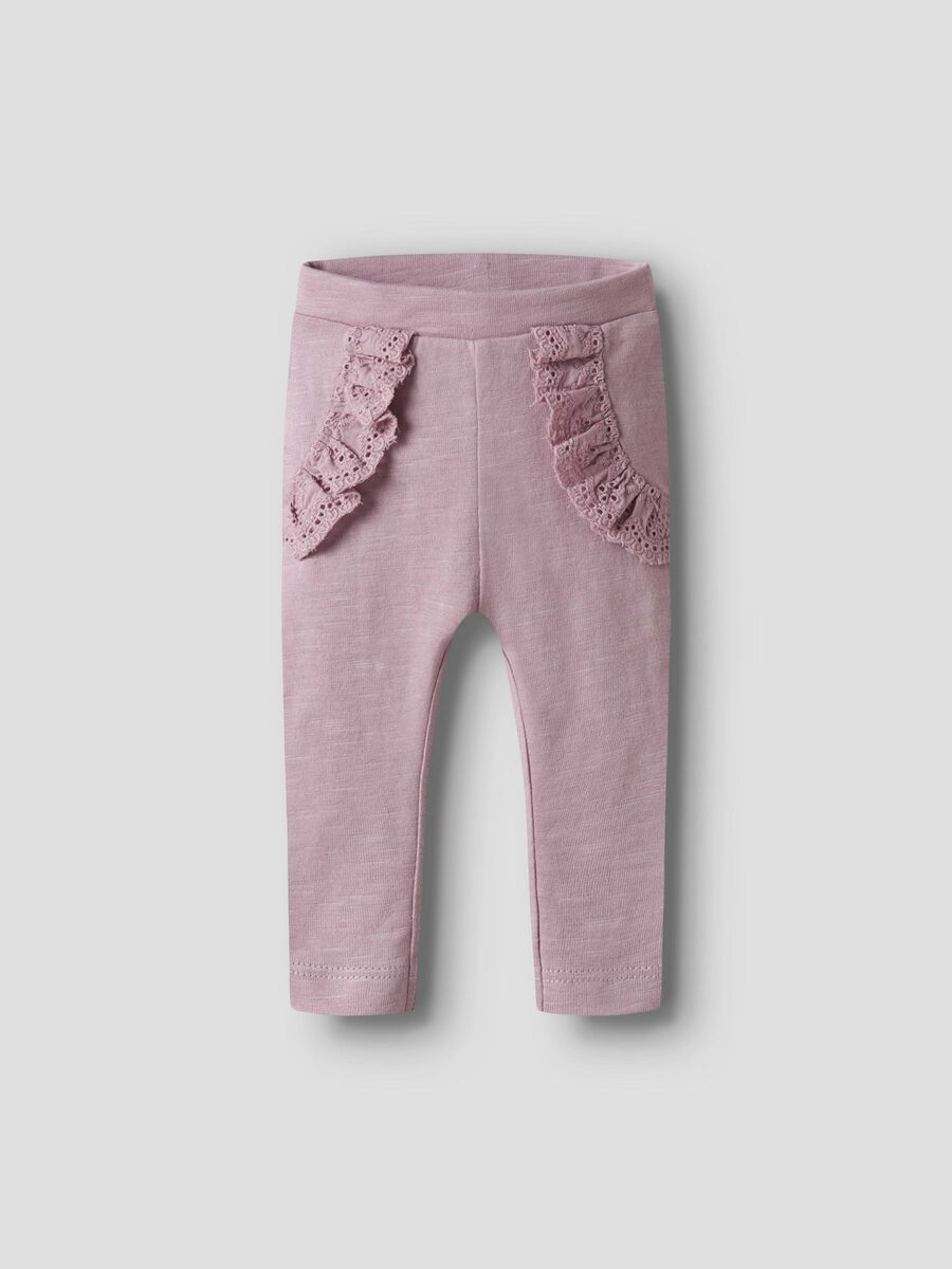 Name it Rüschen Leggings dawn pink
