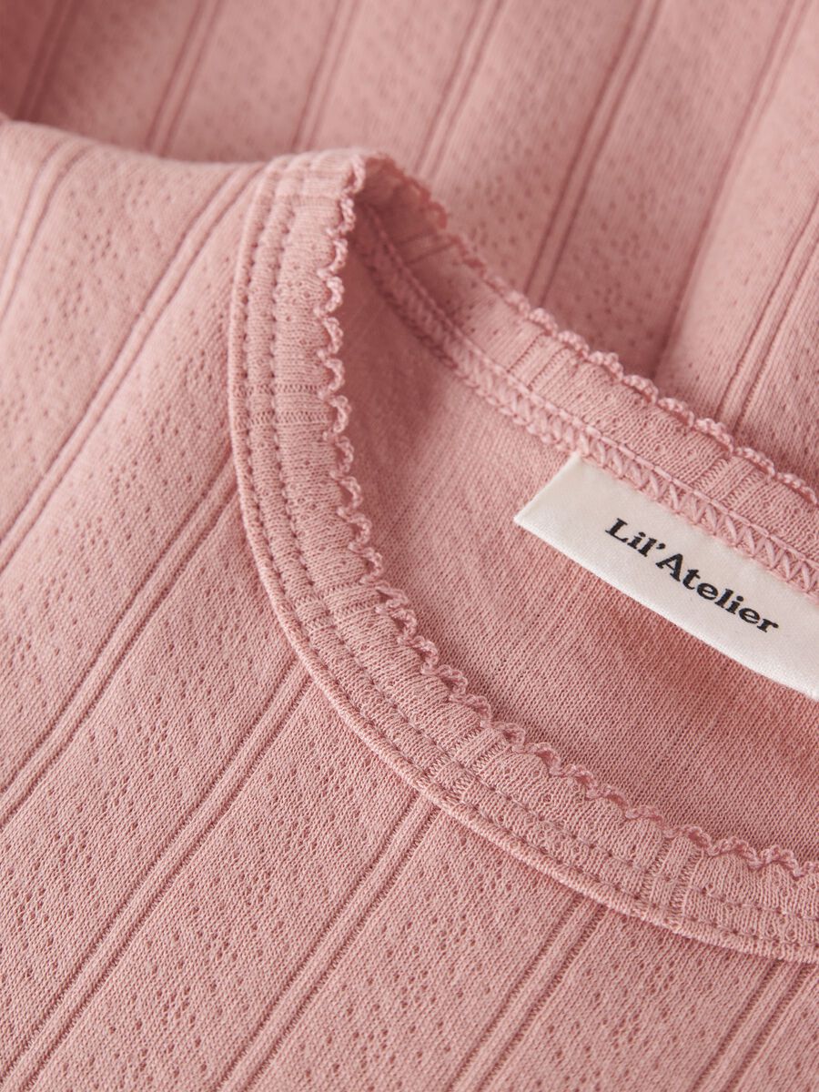 Lil' Atelier kurzarm Kleid misty rose