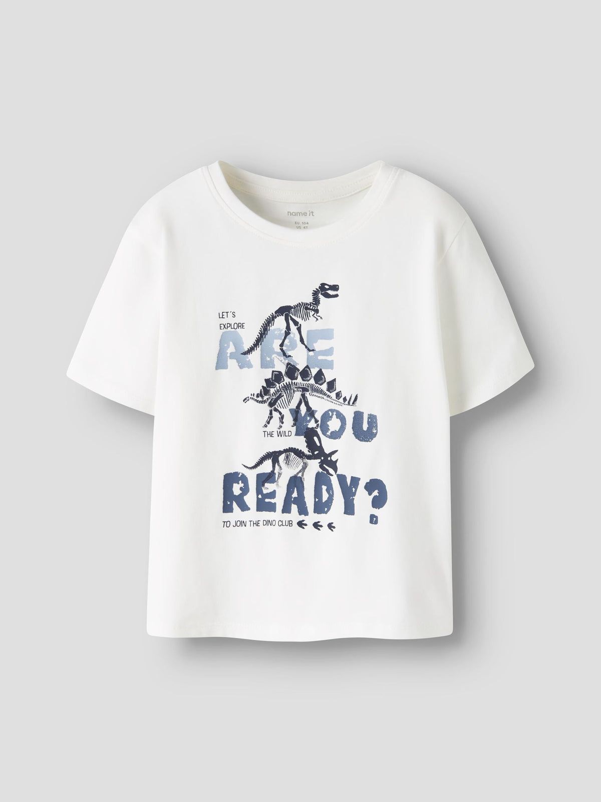 Name it T-Shirt Dinos cloud dancer