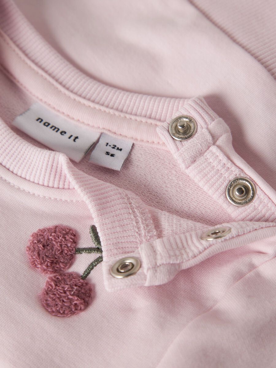 Name it Sweatshirt Kirschen rosa