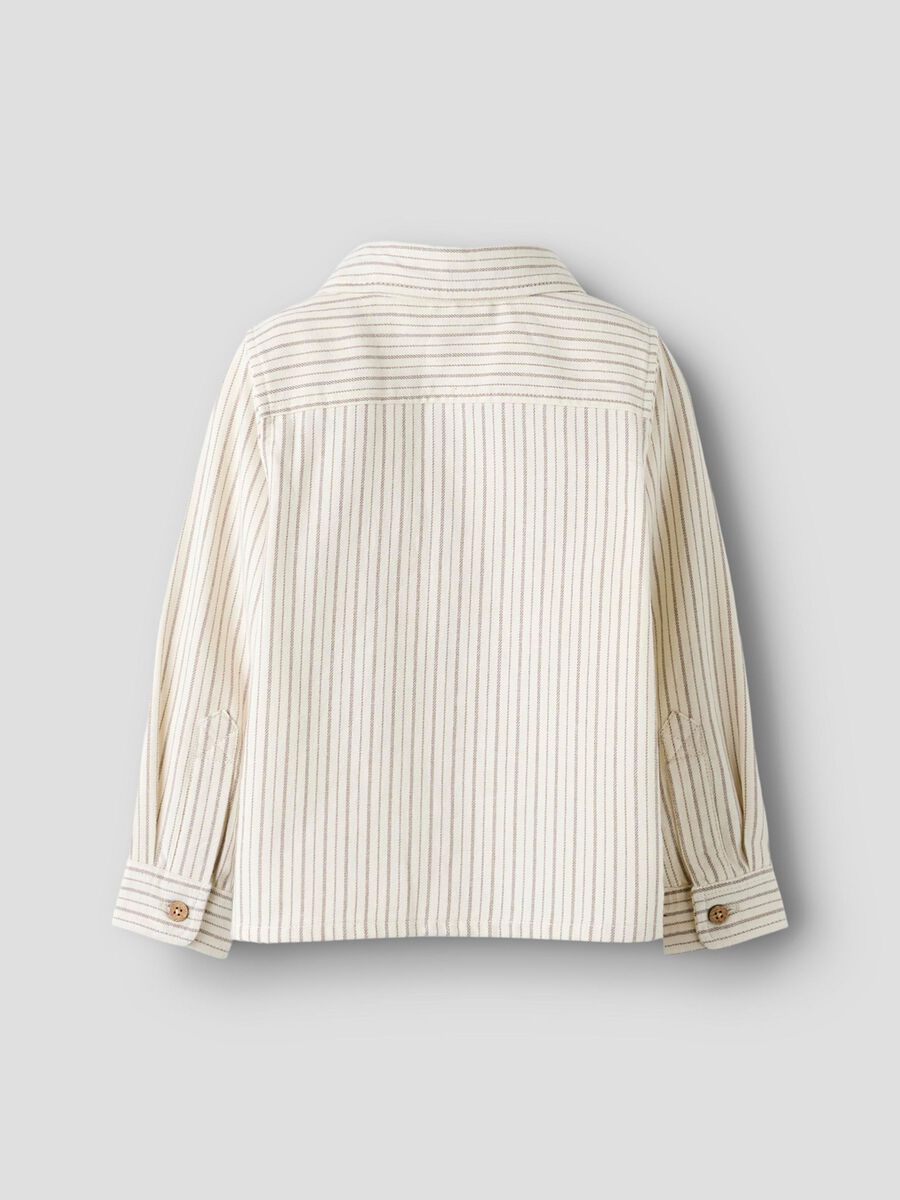 Lil' Atelier Hemd Streifen turtledove