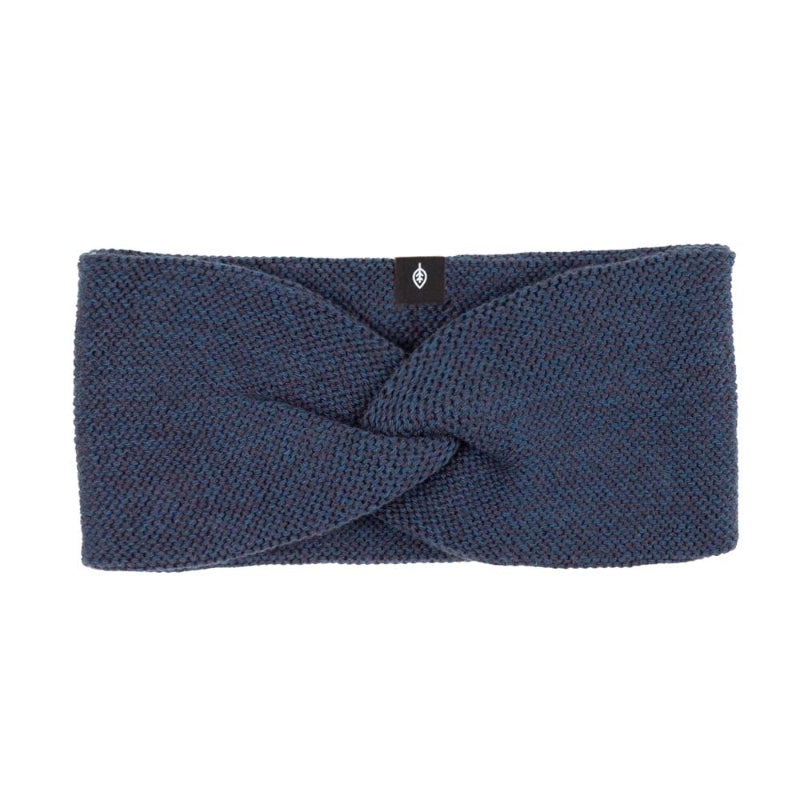 Pure Pure Merino/Seide Stirnband dark denim