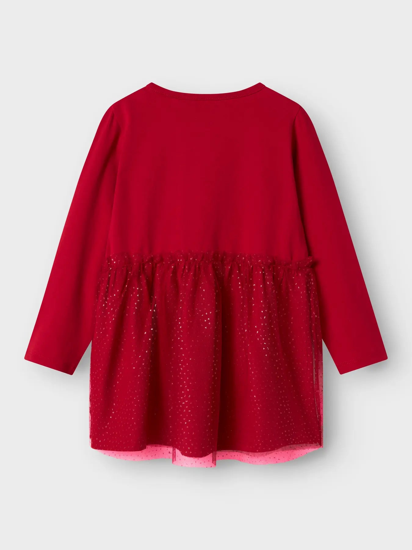 Name it Tüllkleid Zuckerstangen rot