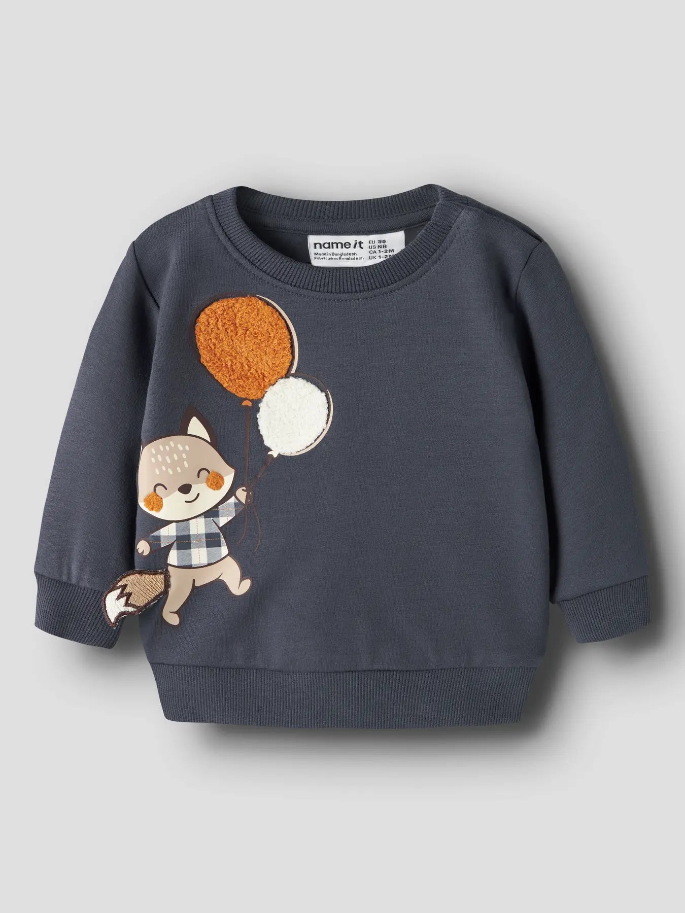 Name it Sweatshirt Fuchs ombre blue