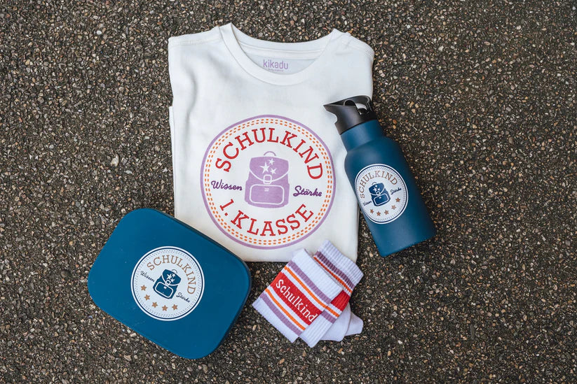 Kikadu Schulkind T-Shirt lavendel 116-128