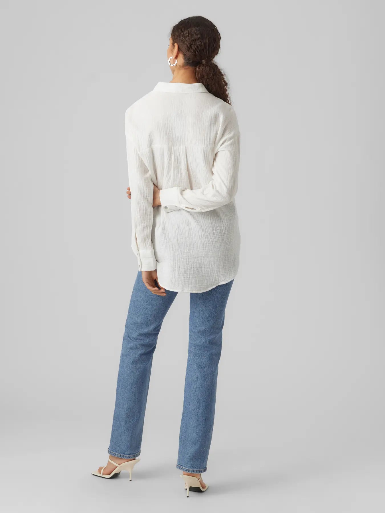 Vero Moda Musselin Bluse Snow White