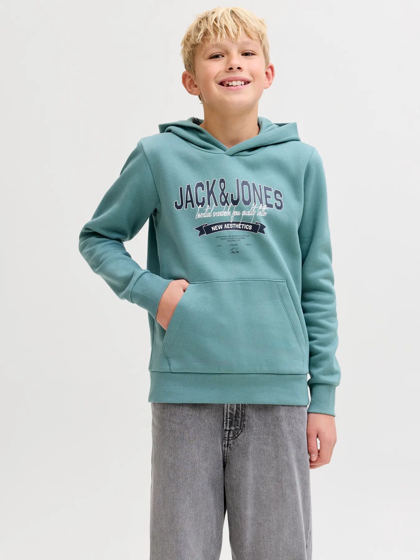 Jack & Jones Kids Hoodie Mineral Blue