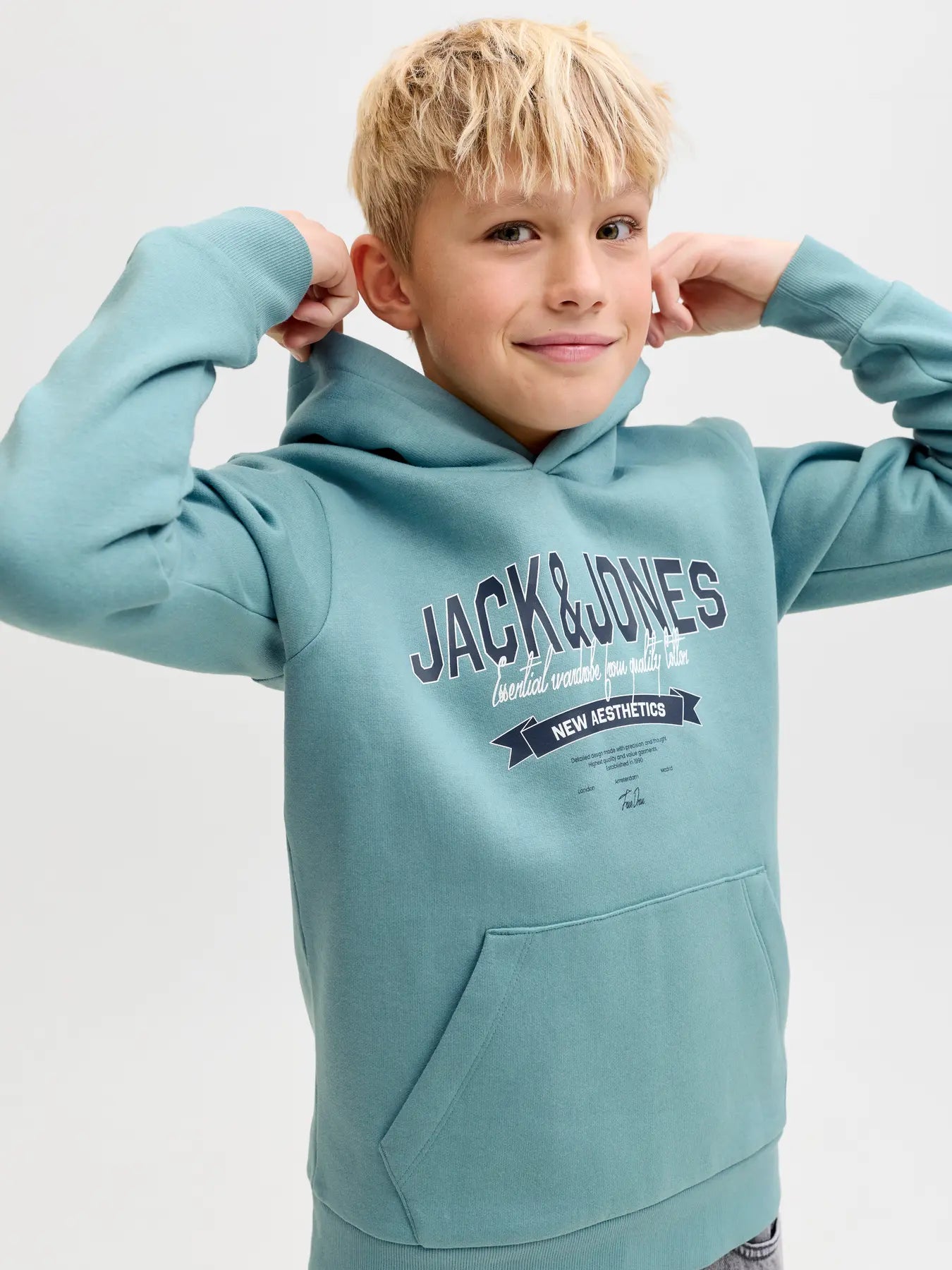 Jack & Jones Kids Hoodie Mineral Blue