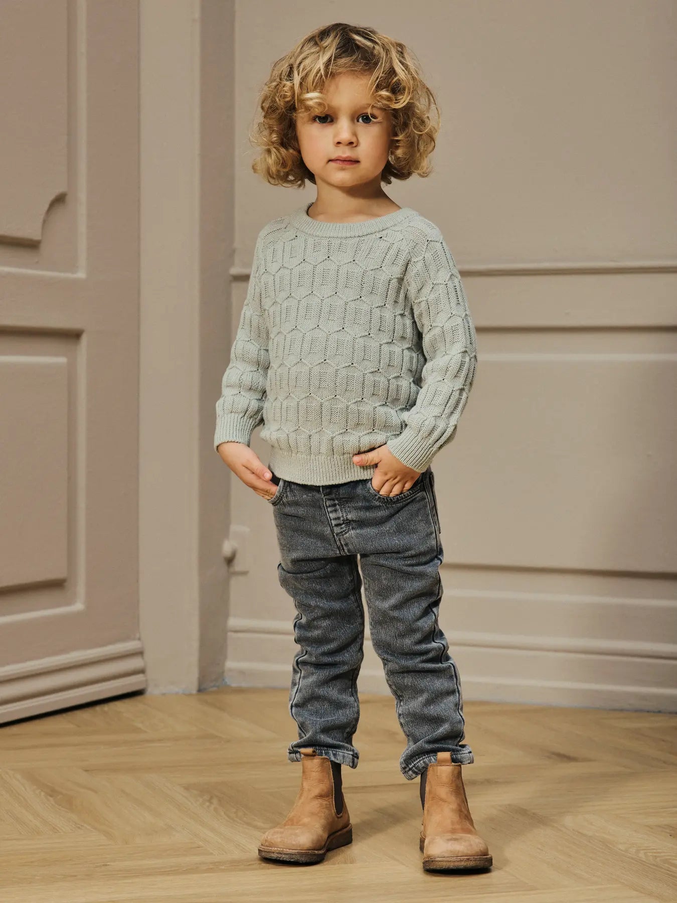 Lil' Atelier Strickpullover pigeon