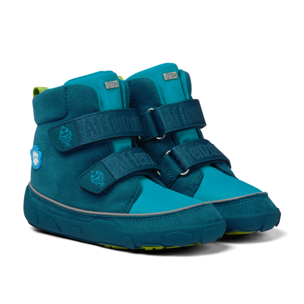 Affenzahn Barfuß - Winterstiefel Vegan Comfy Hai petrol