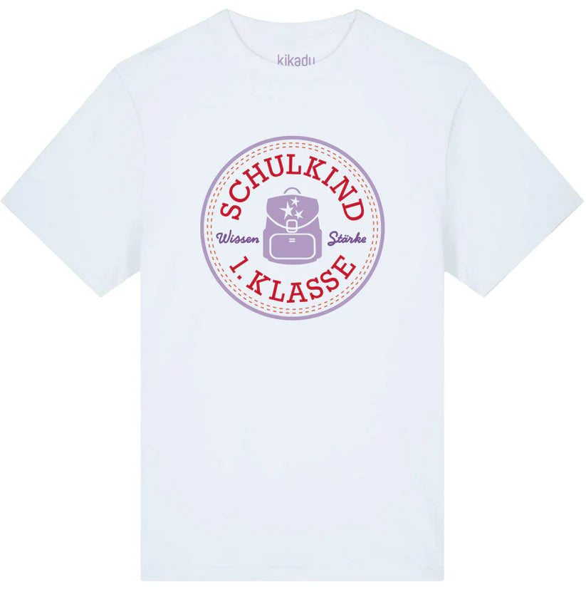 Kikadu Schulkind T-Shirt lavendel 116-128