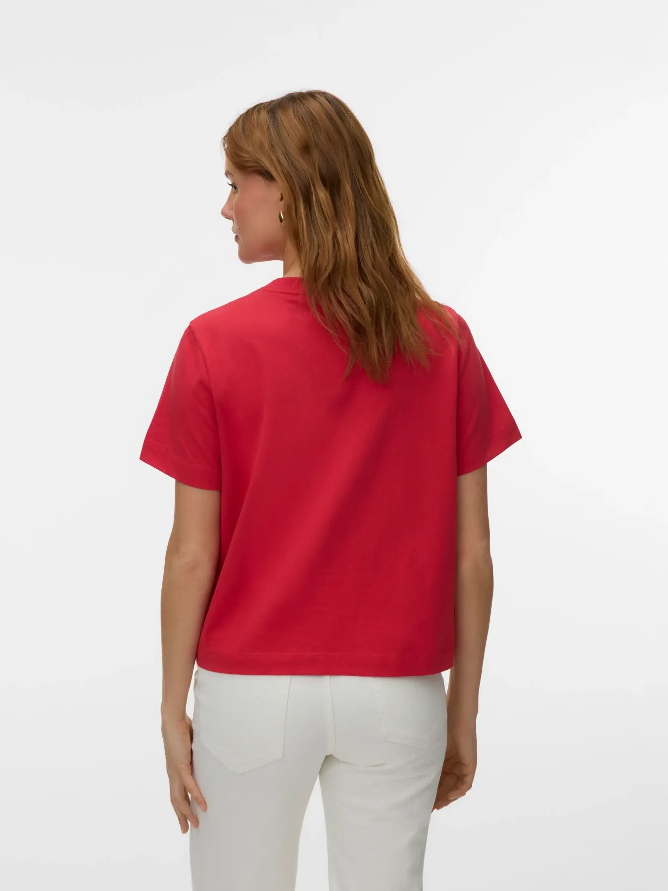 Vero Moda T-Shirt Schmetterlinge rot