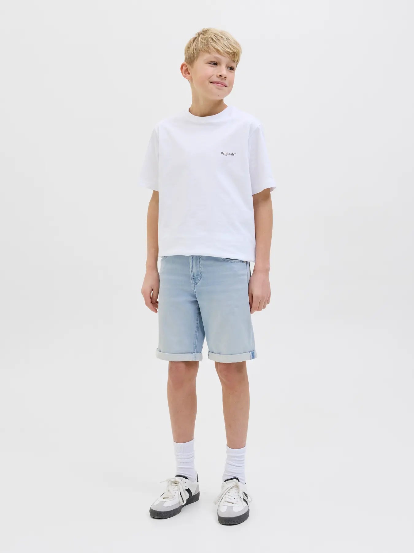 Jacke & Jones Junior Jeans Shorts Rick blue denim