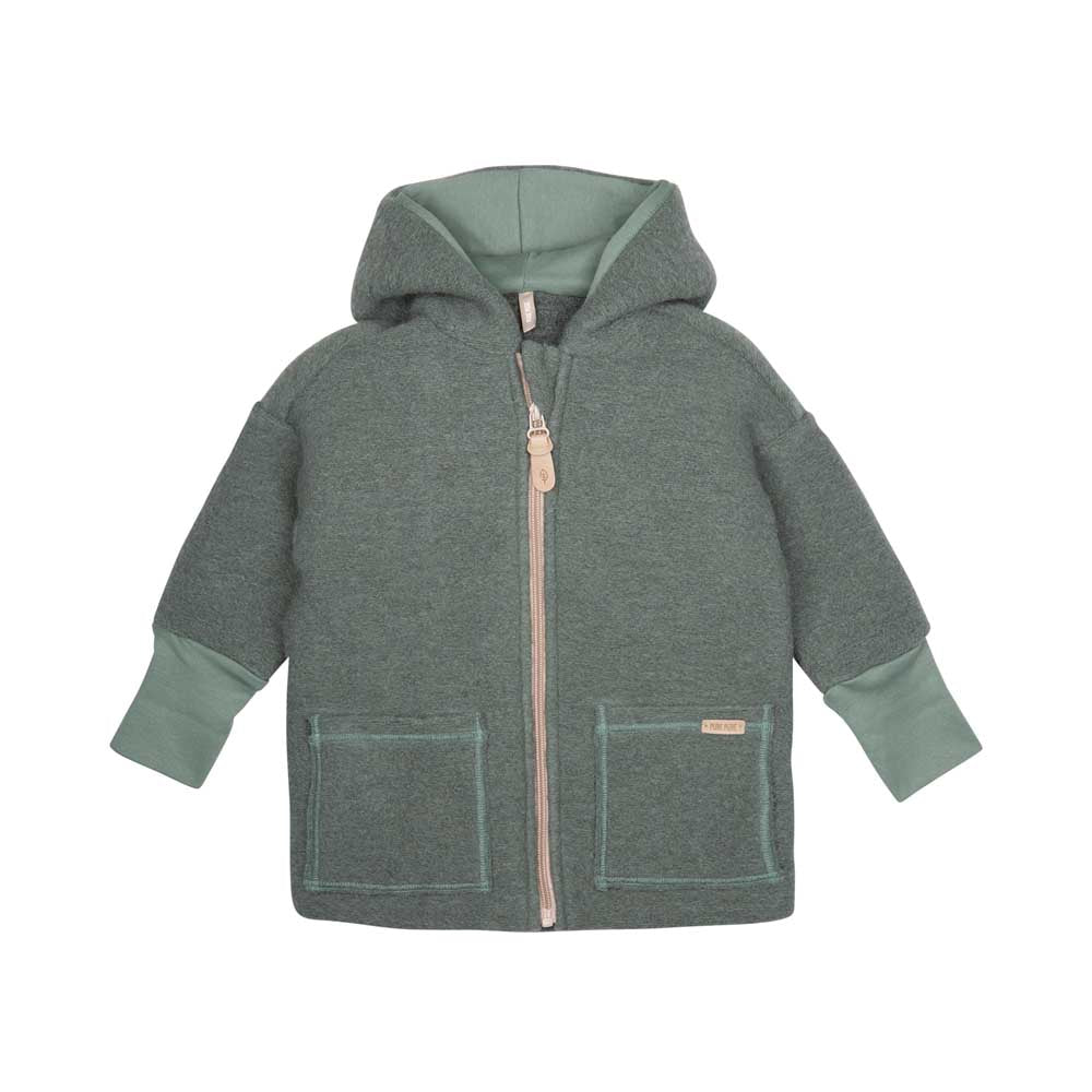 Pure Pure Woll Walk Jacke salbei