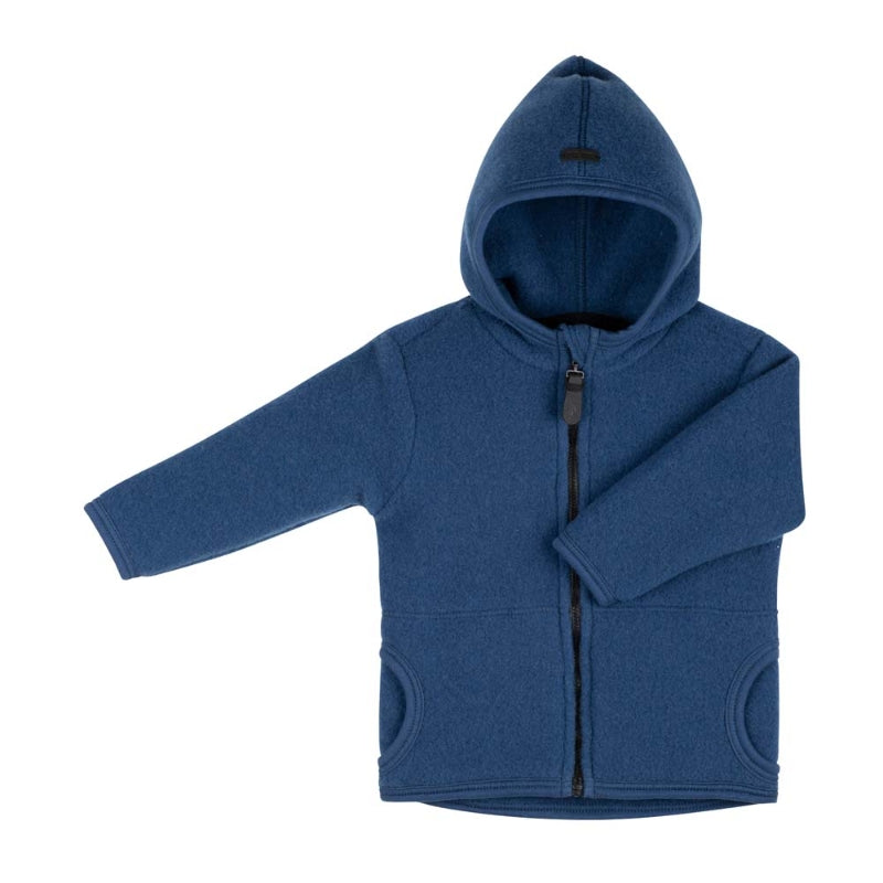 Pure Pure Merino Fleece Jacke dark denim