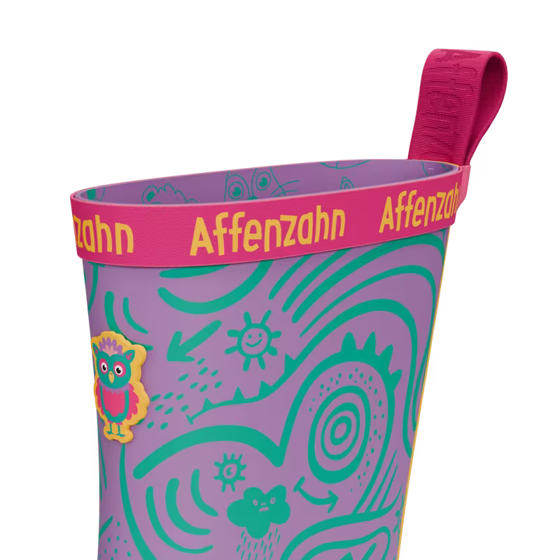 Affenzahn Gummistiefel Vegan Plashy Eule