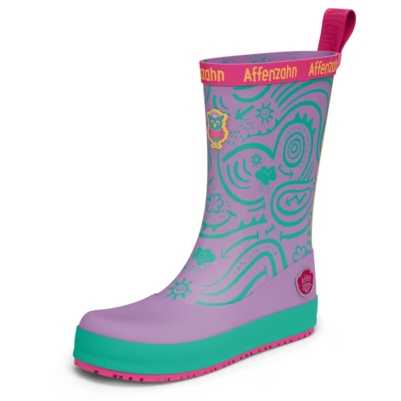 Affenzahn Gummistiefel Vegan Plashy Eule
