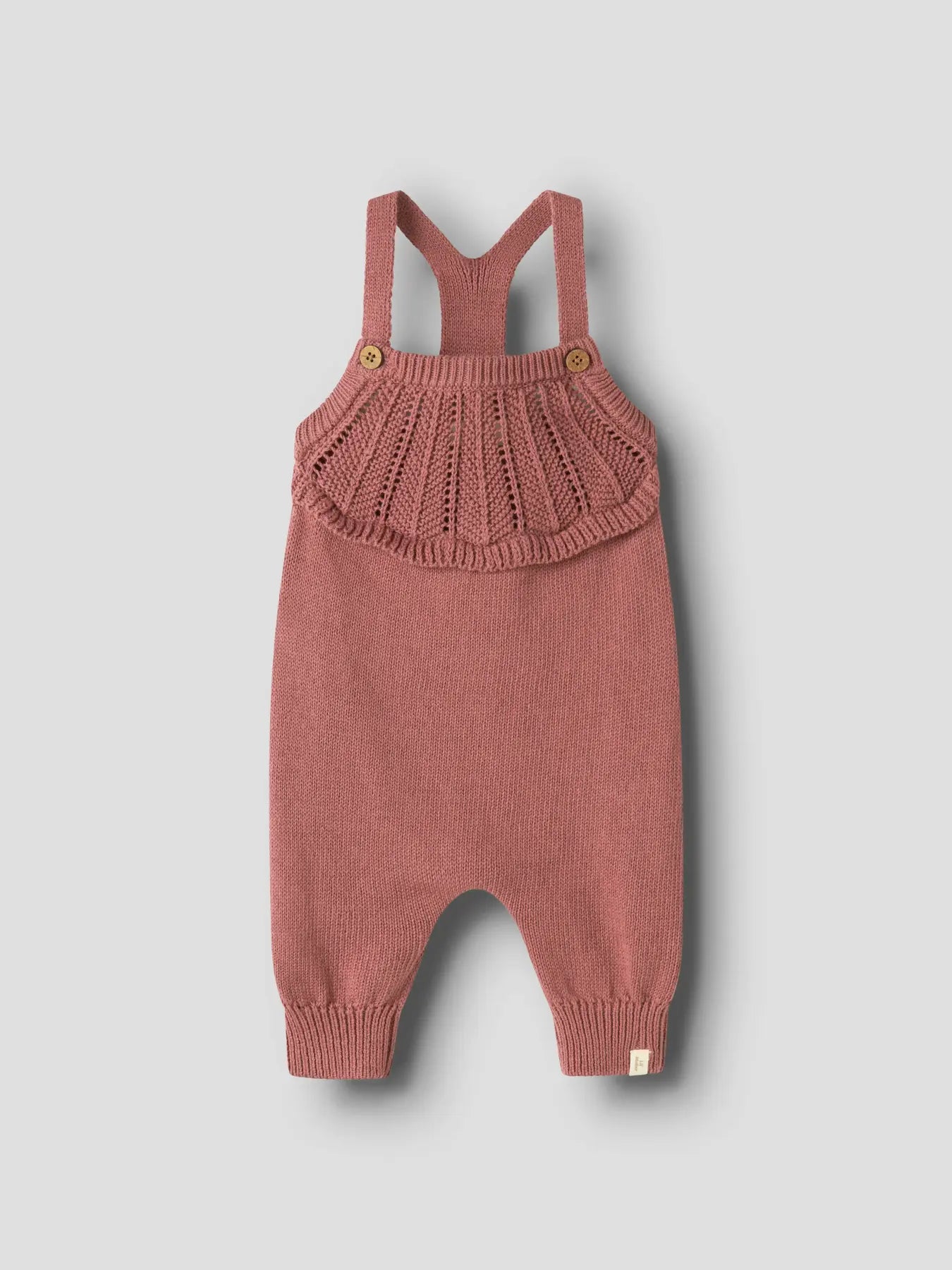 Lil' Atelier Strick Latzhose withered rose