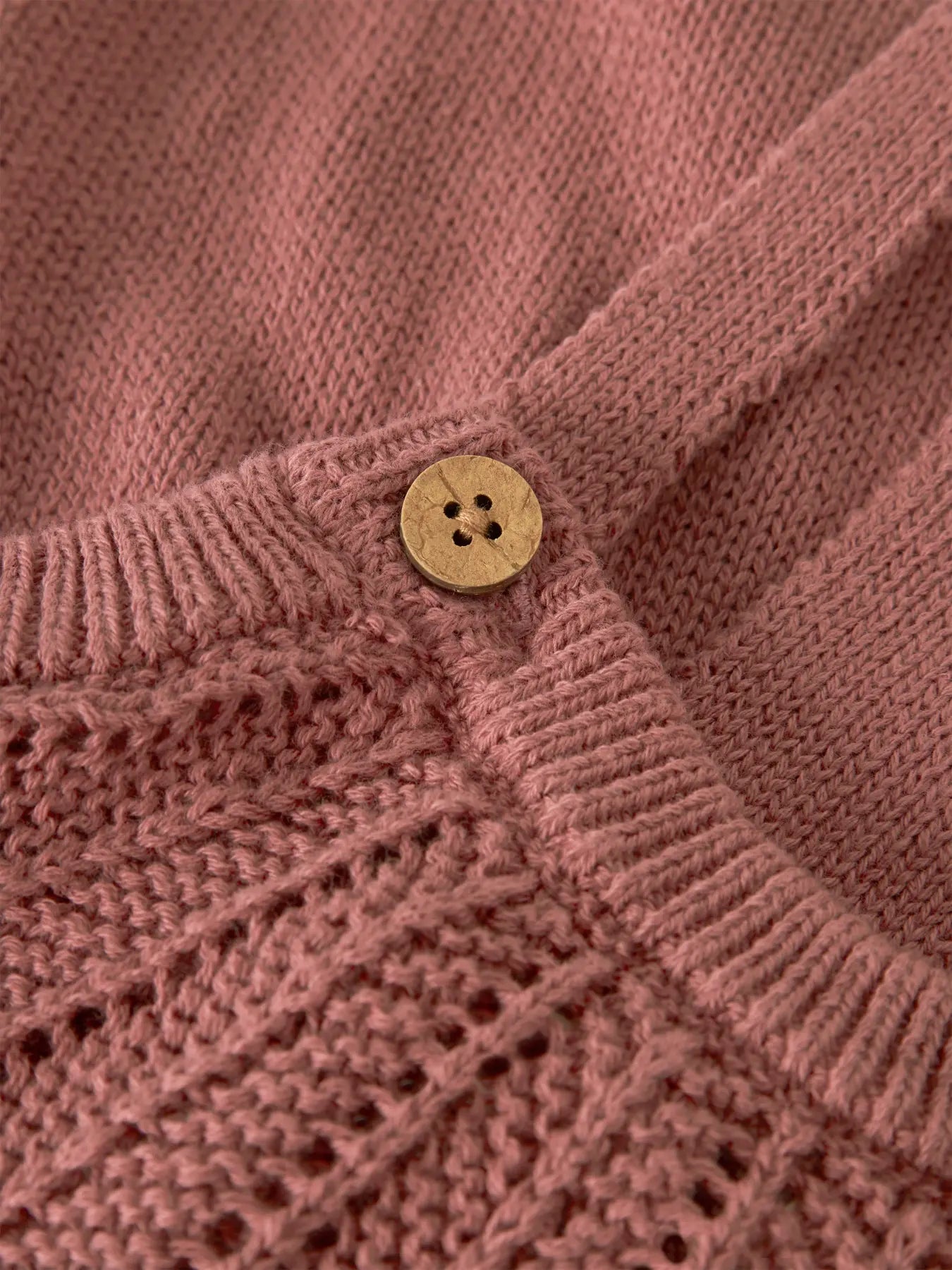 Lil' Atelier Strick Latzhose withered rose