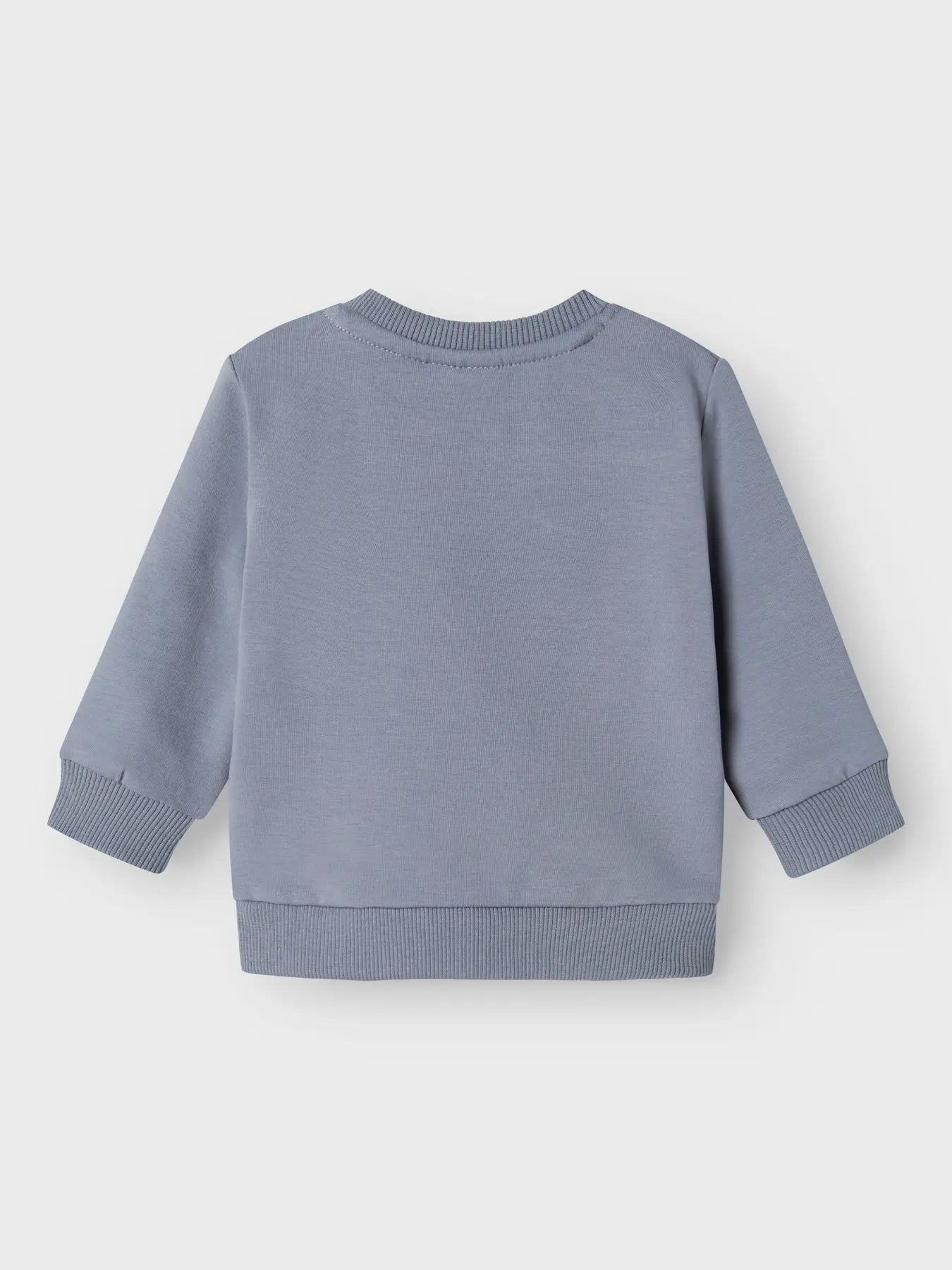 Name it Sweatshirt Igel blaugrau