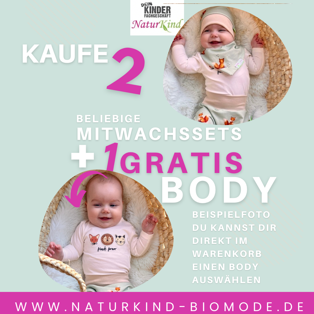 MitwachsSet für Babys - Anker mint dunkelblau