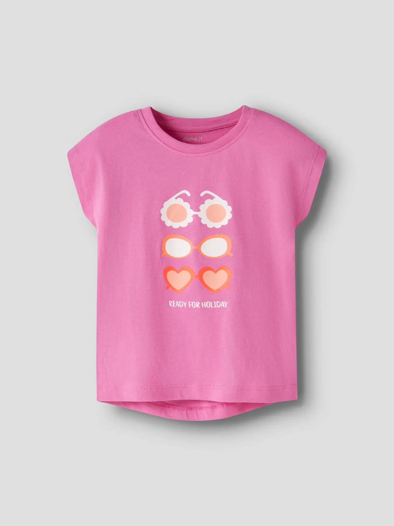 Name it T-Shirt Sonnenbrillen erdbeerpink