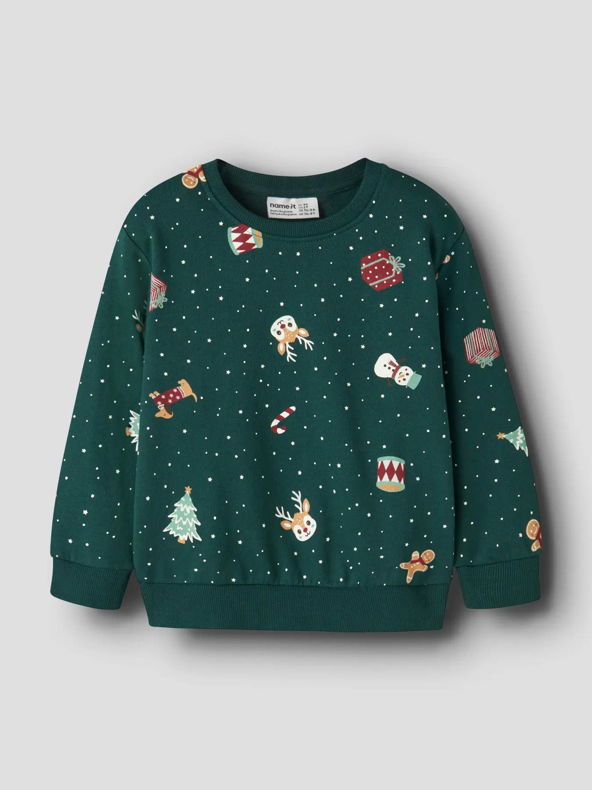 Name it XMAS Sweater grün