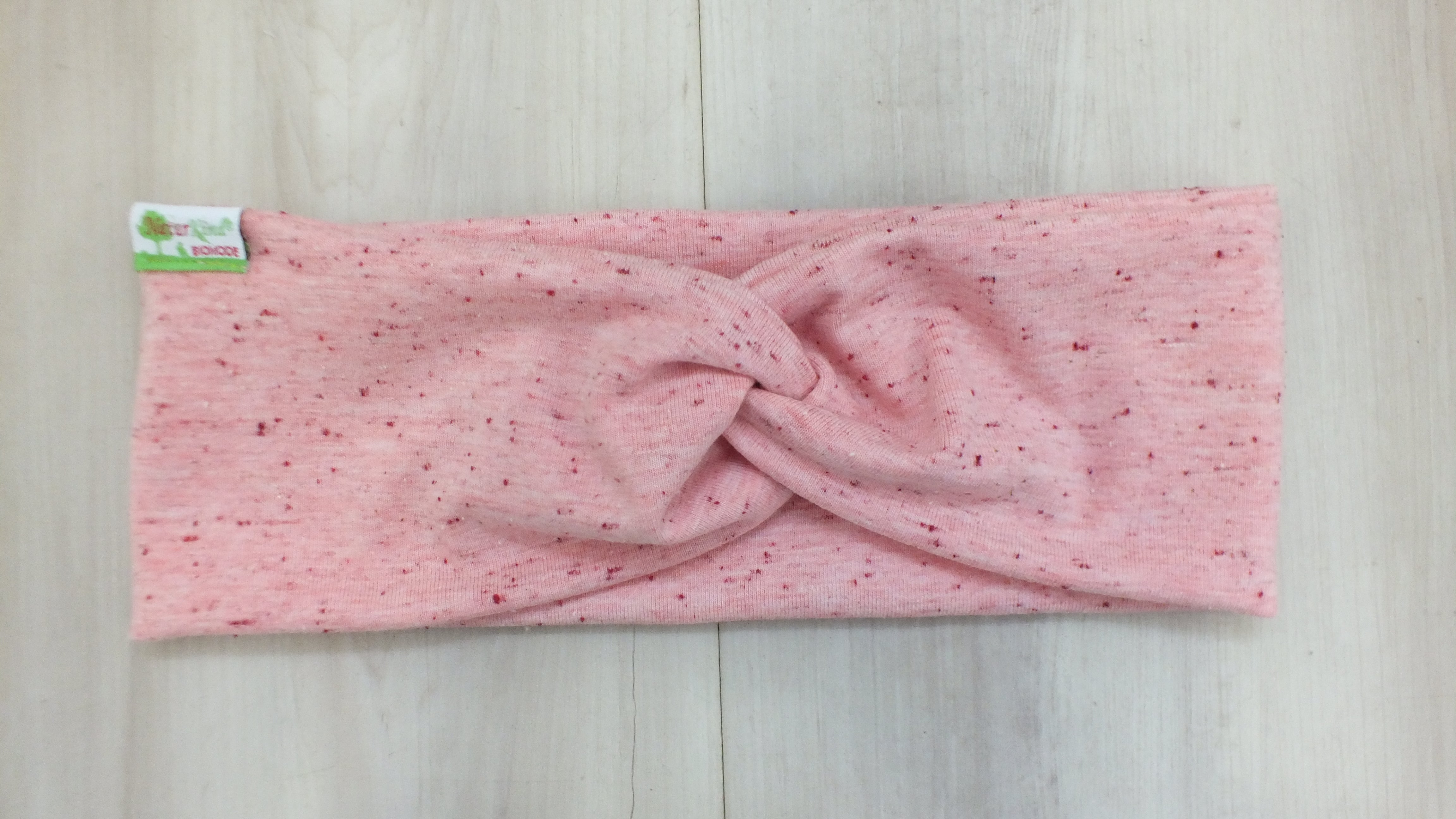 Stirnband rosa rot meliert