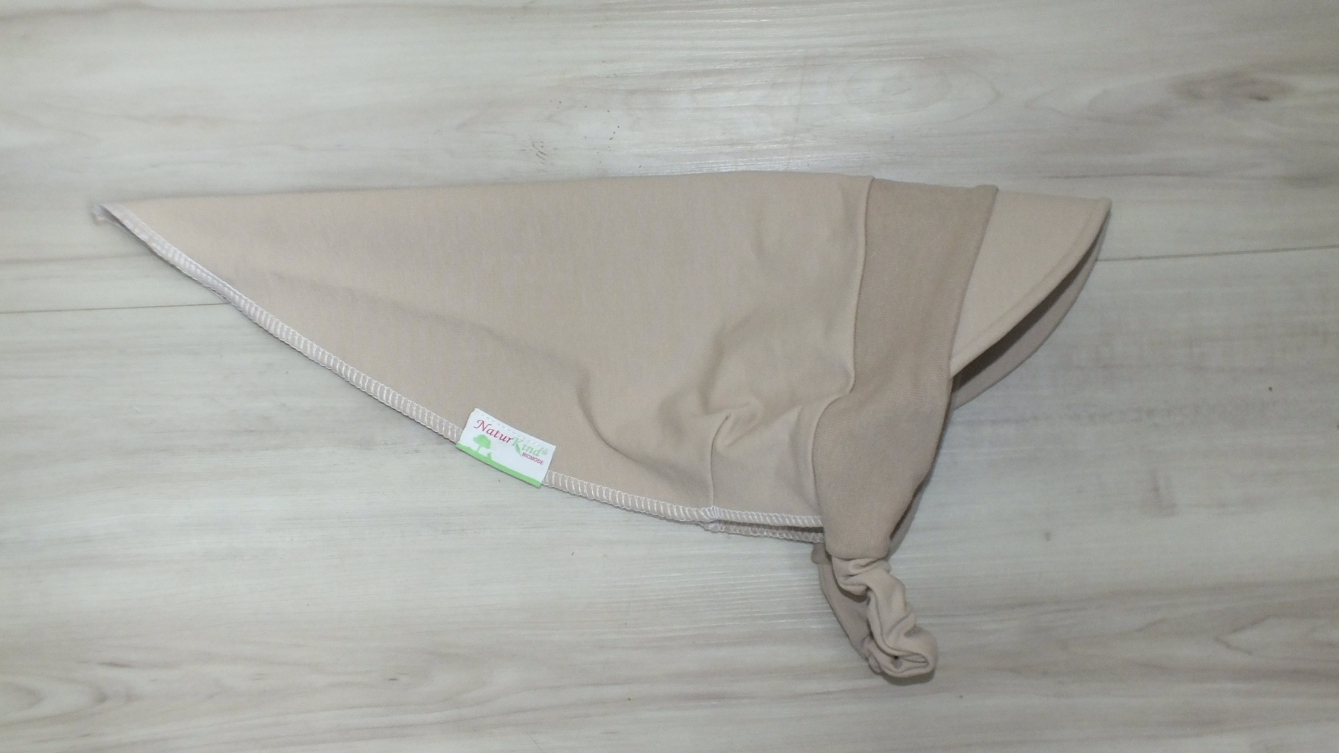 Piratentuch mit Schirm Uni beige