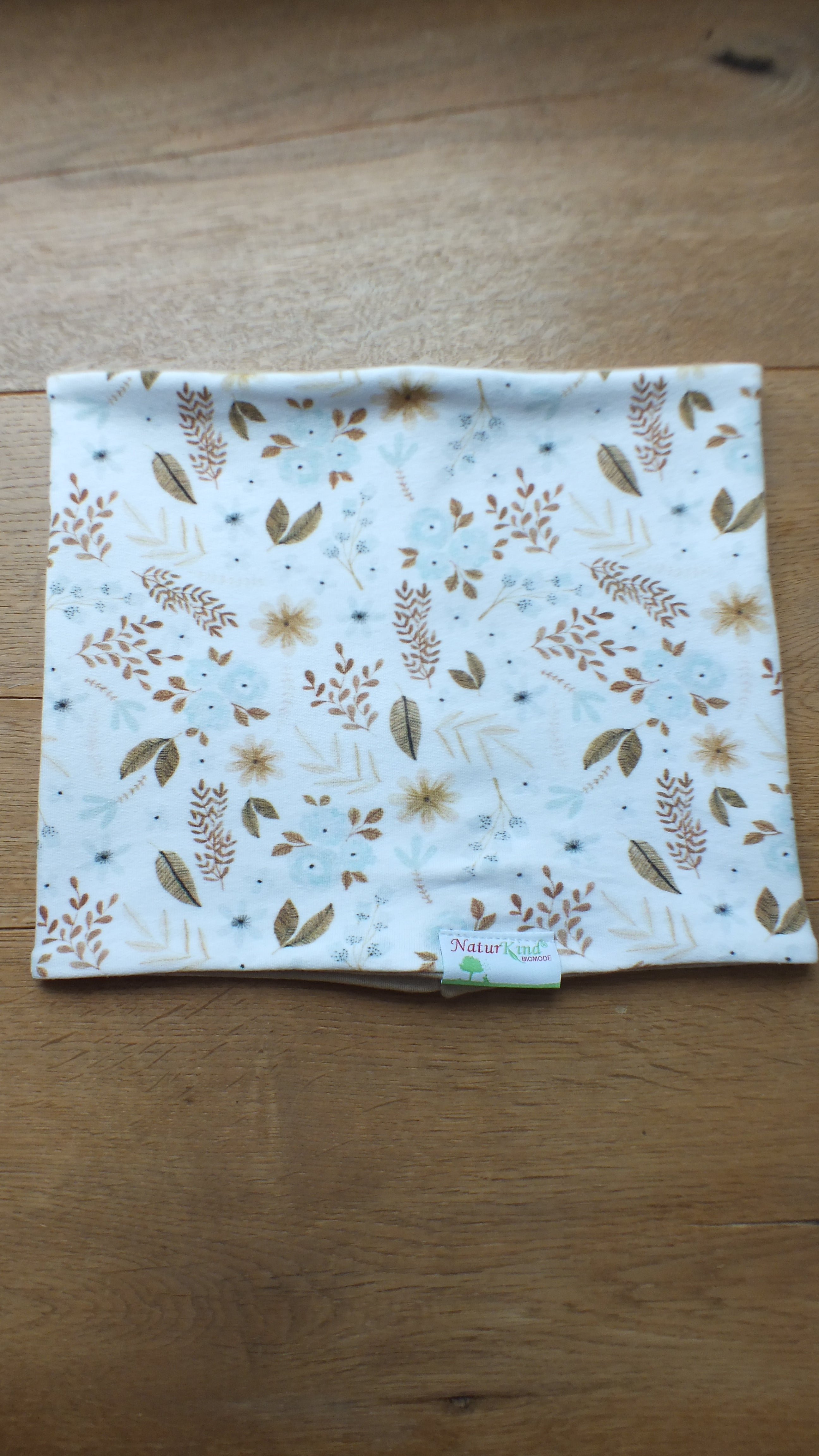 Schlupfloop Boho Flowers beige