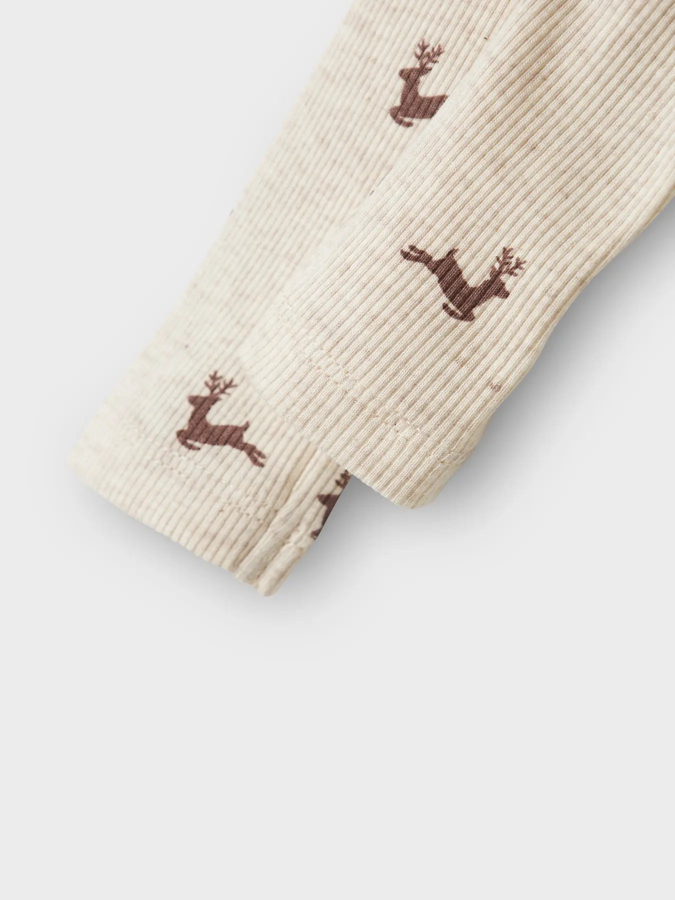 Name it Leggings Rentiere beige meliert