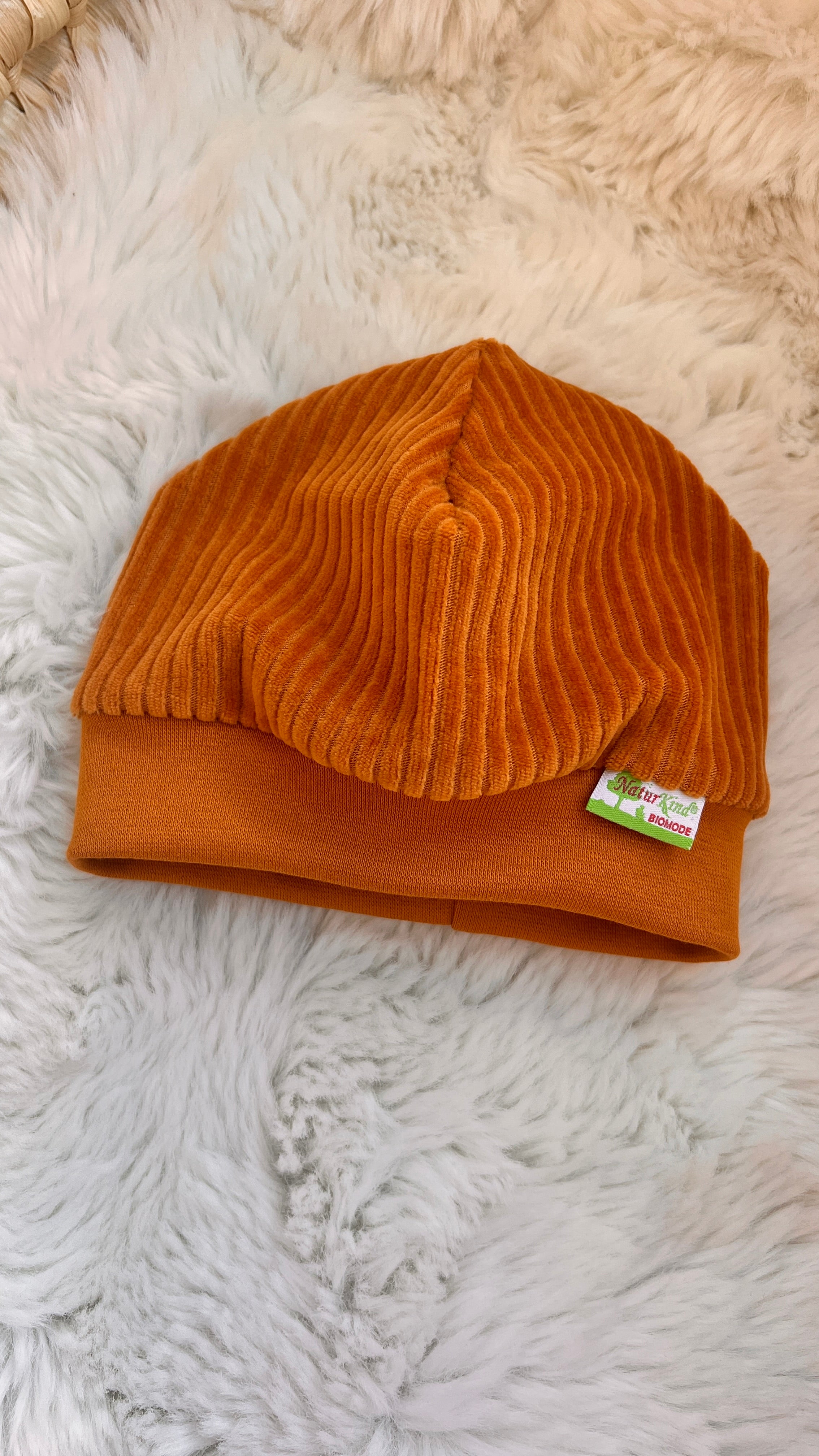 Bündchen Beanie Cord Nicky senf