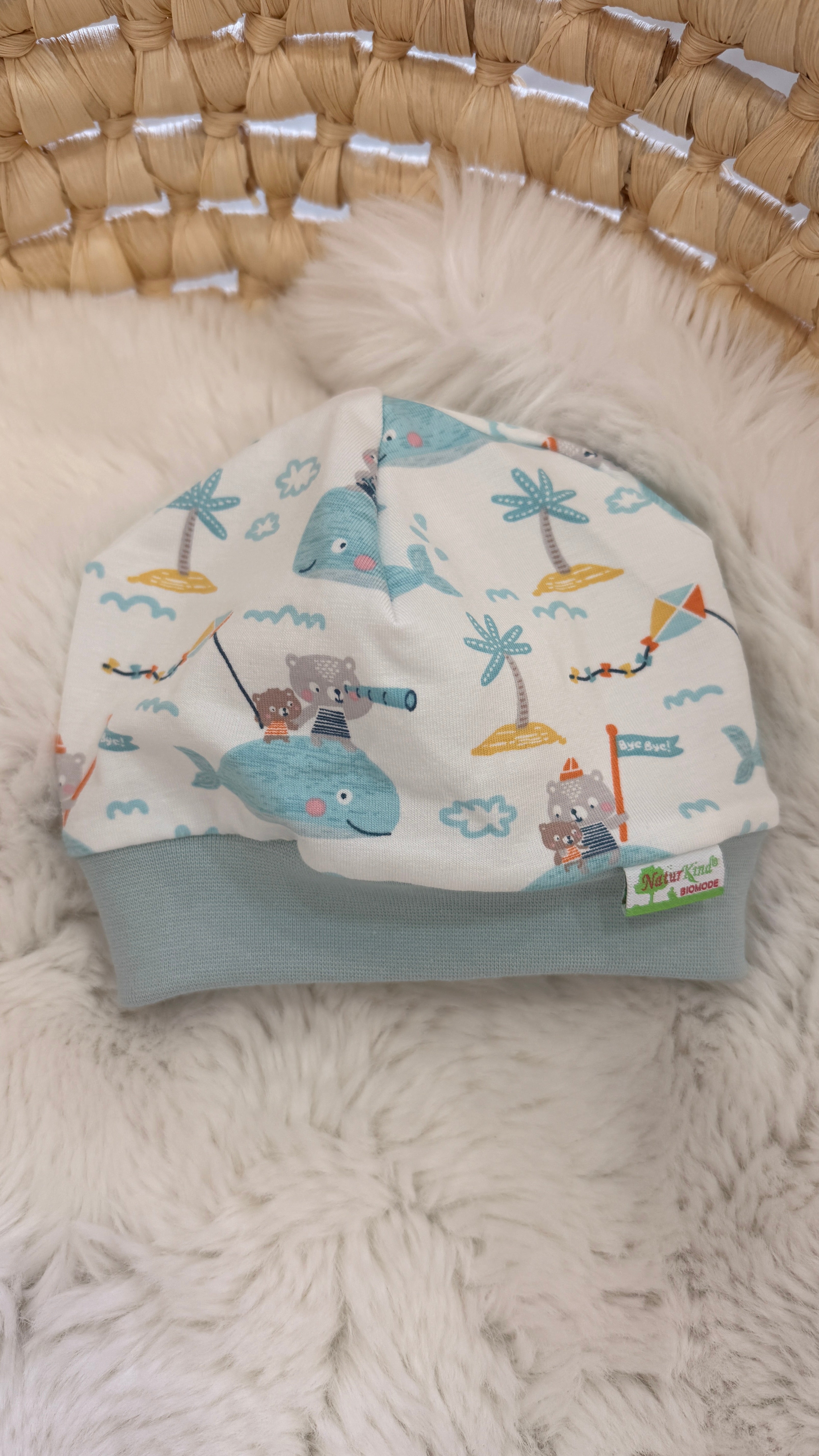 Bündchen Beanie Kleiner Glückswal