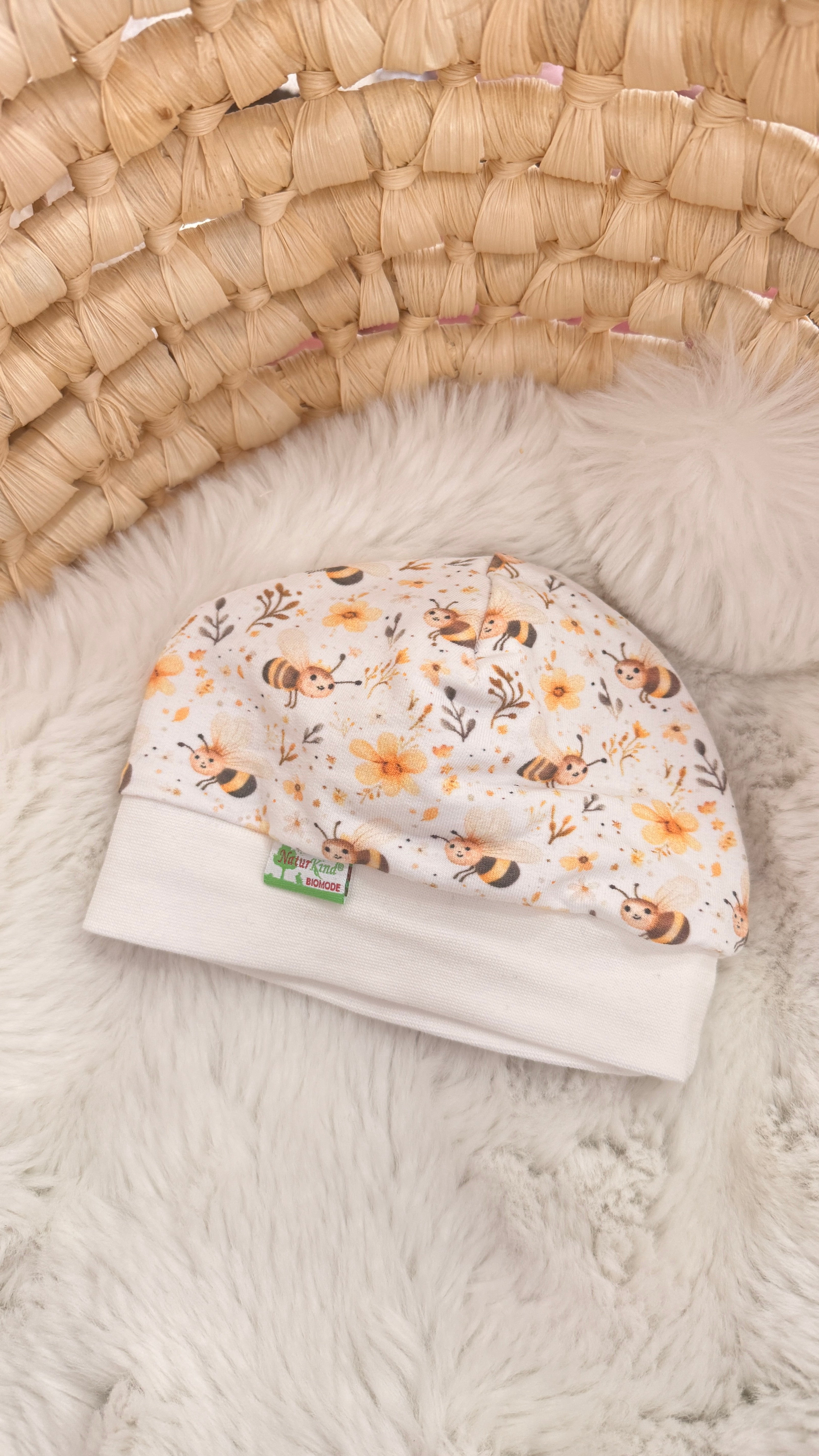 Bündchen Beanie Bienenwiese