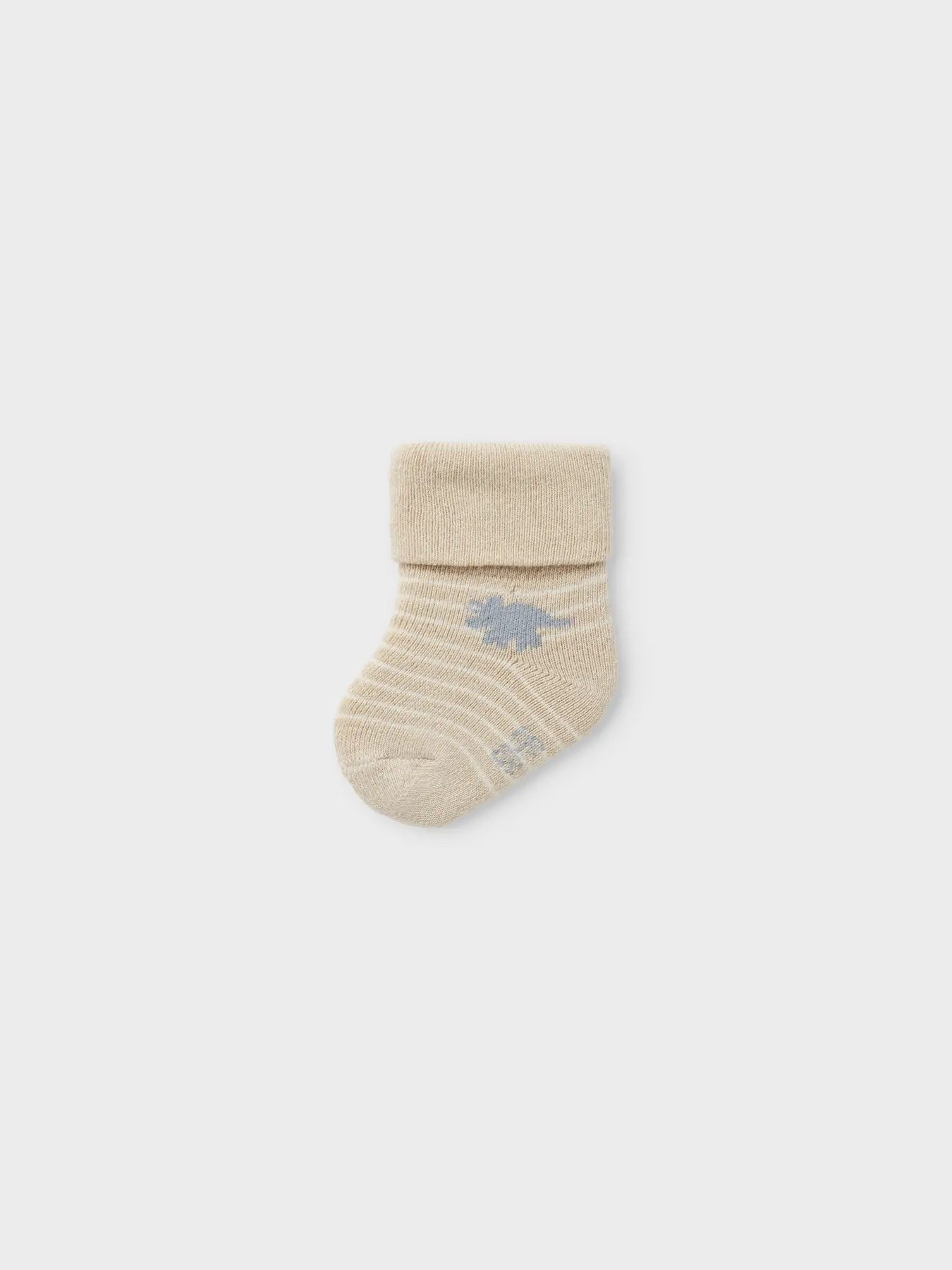Name it Socken Dinos hellbraun