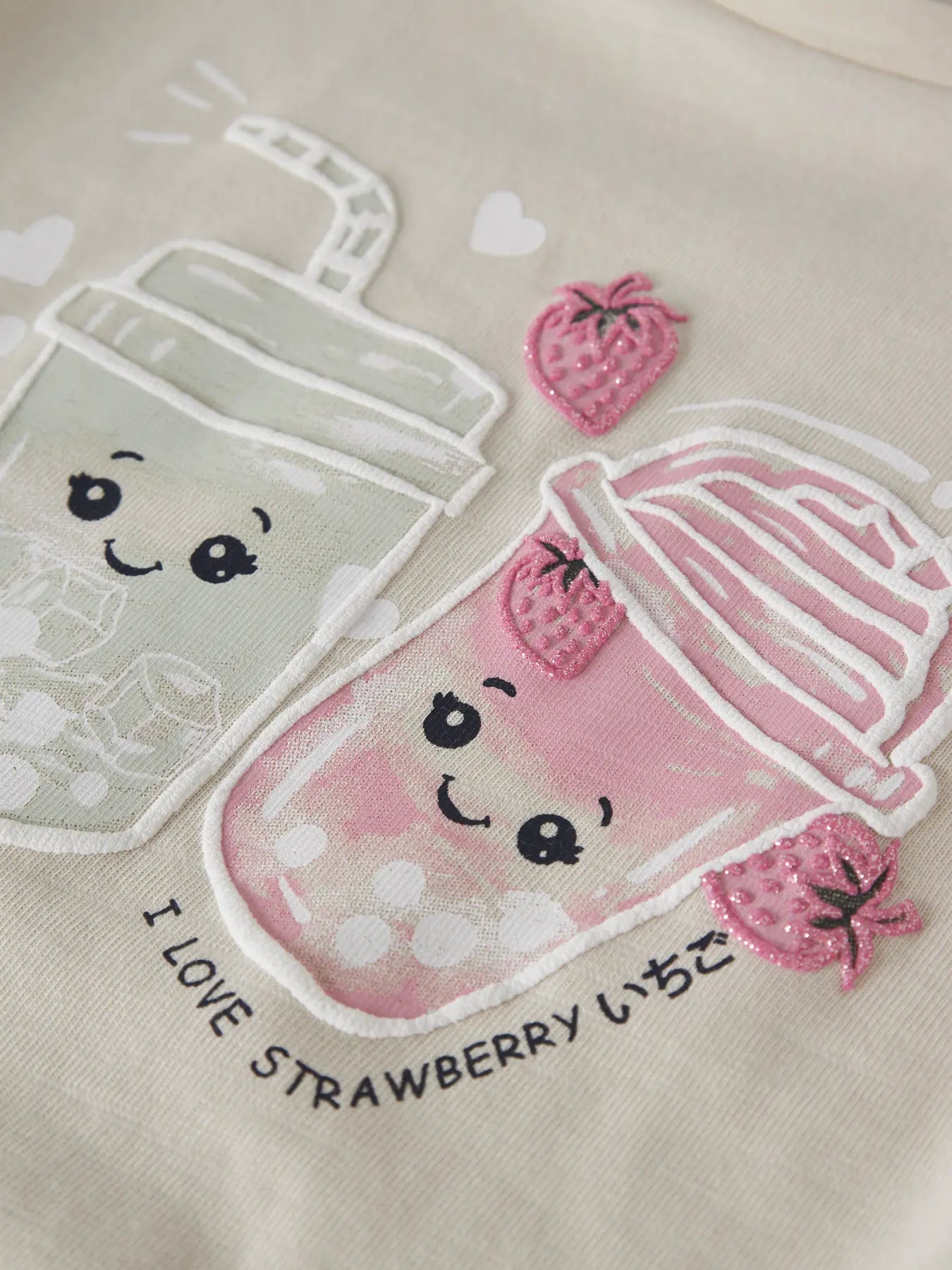 Name it T-Shirt Strawberry Shake almond milk