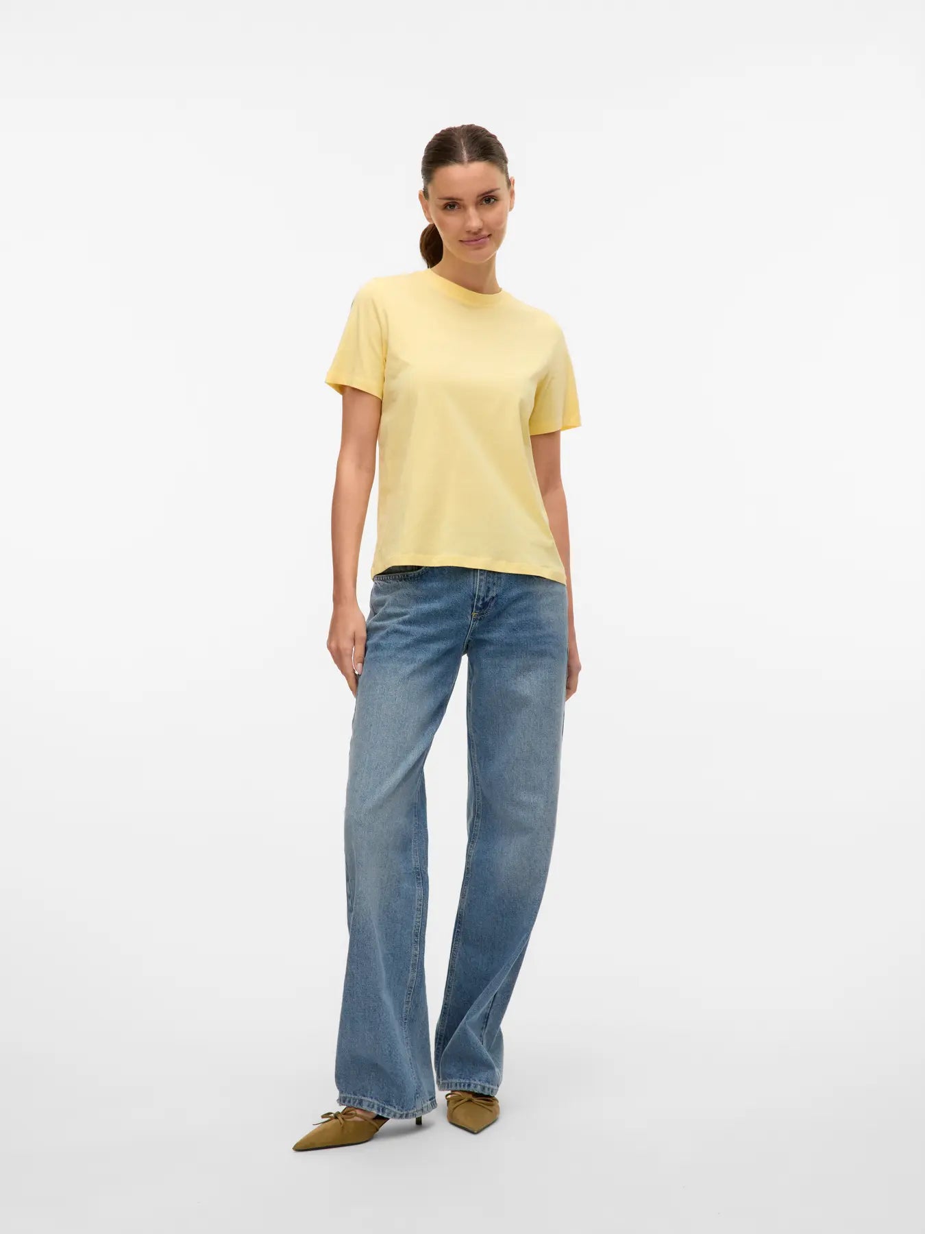Vero Moda T-Shirt Lemon Meringue