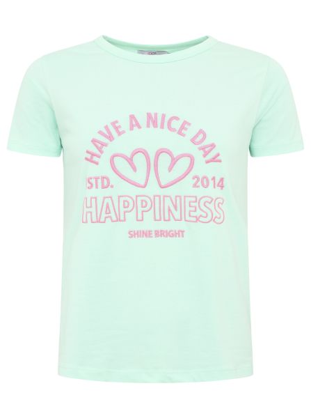 Zwillingsherz T-Shirt "Have a nice Day" mint