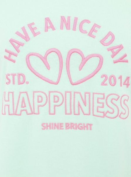 Zwillingsherz T-Shirt "Have a nice Day" mint