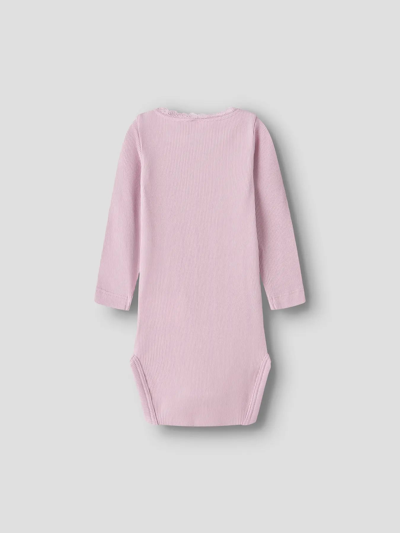 Name it Langarm Rib Body lilac
