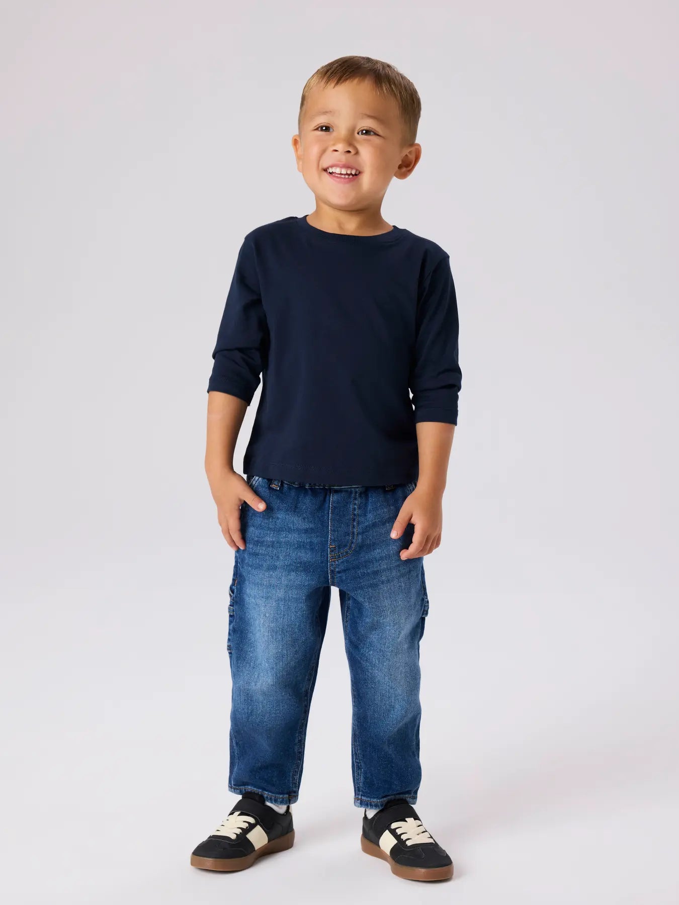Name it Tapered Fit Jeans Dark Blue Denim