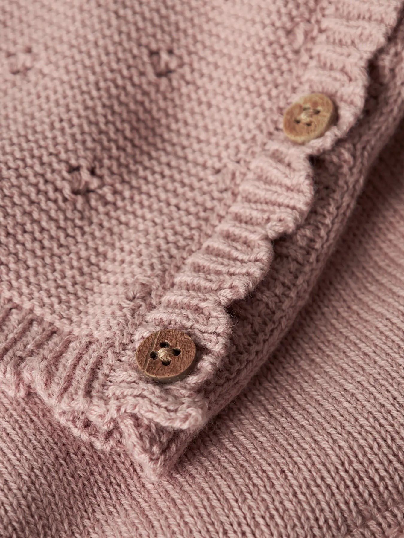 Lil' Atelier Strickjacke misty rose