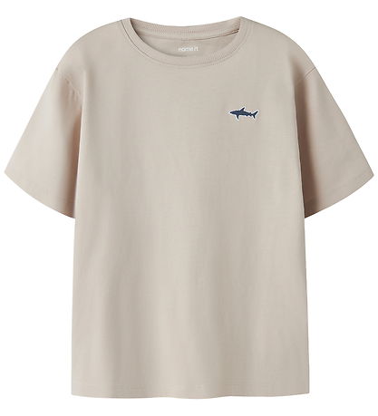 Name it T-Shirt Hai chateau gray