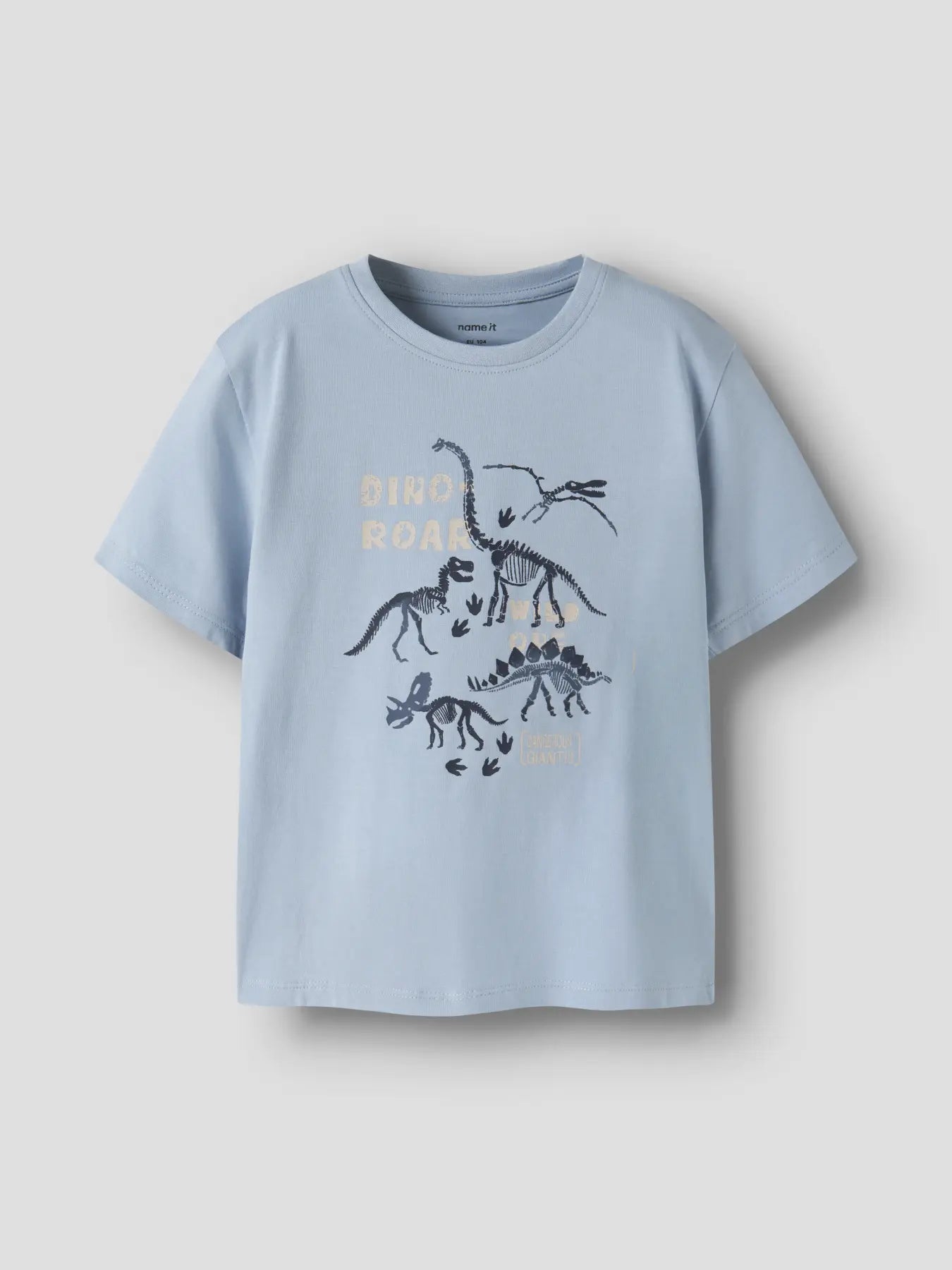 Name it T-Shirt Dinos blue fog