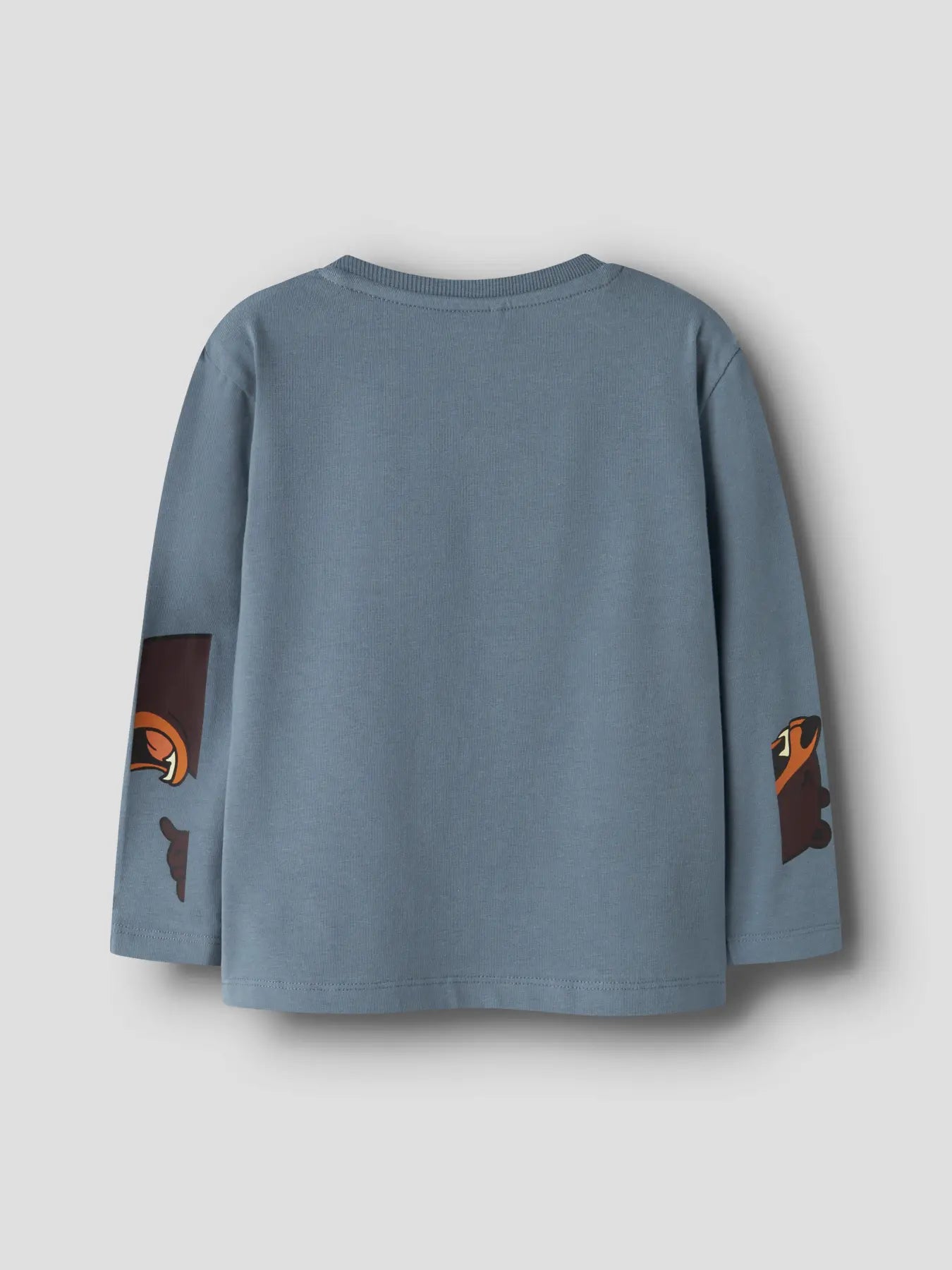 Name it Langarmshirt Bär blue mirage