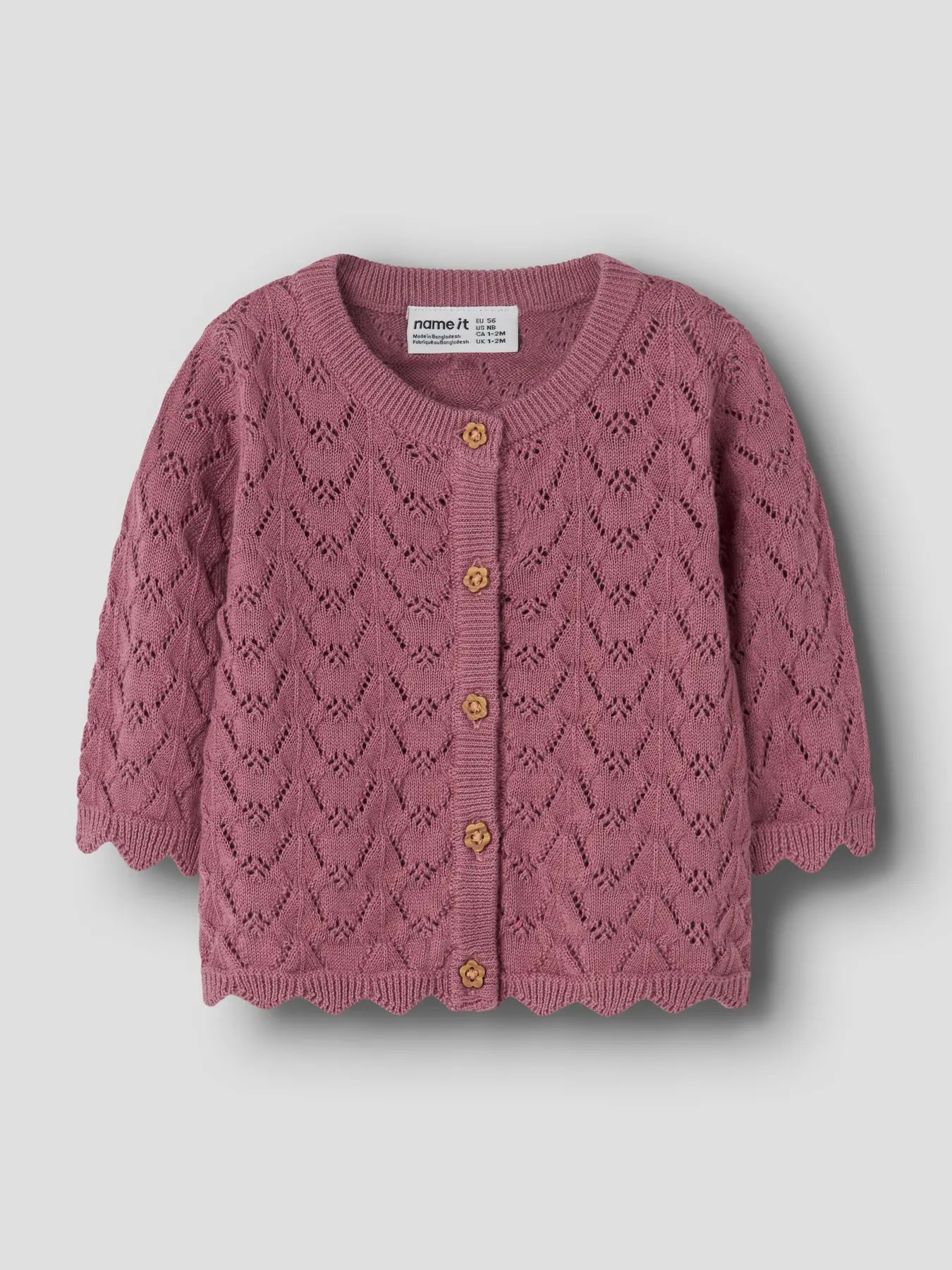 Name it Strickjacke rose